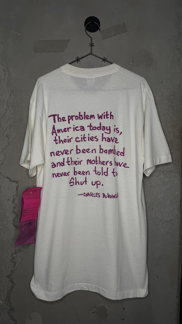 CHARLES BUKOWSKI ‘TROUBLE’ TEE | DEADSTOCK W/ TAGS
