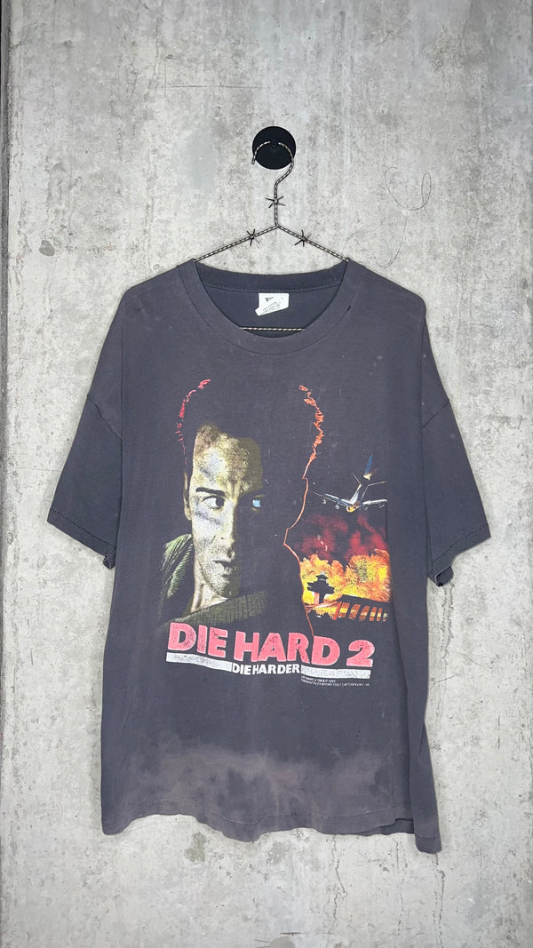 DIE HARD 2 MOVIE PROMO TEE | RARE BRUCE WILLIS GRAIL | FADER