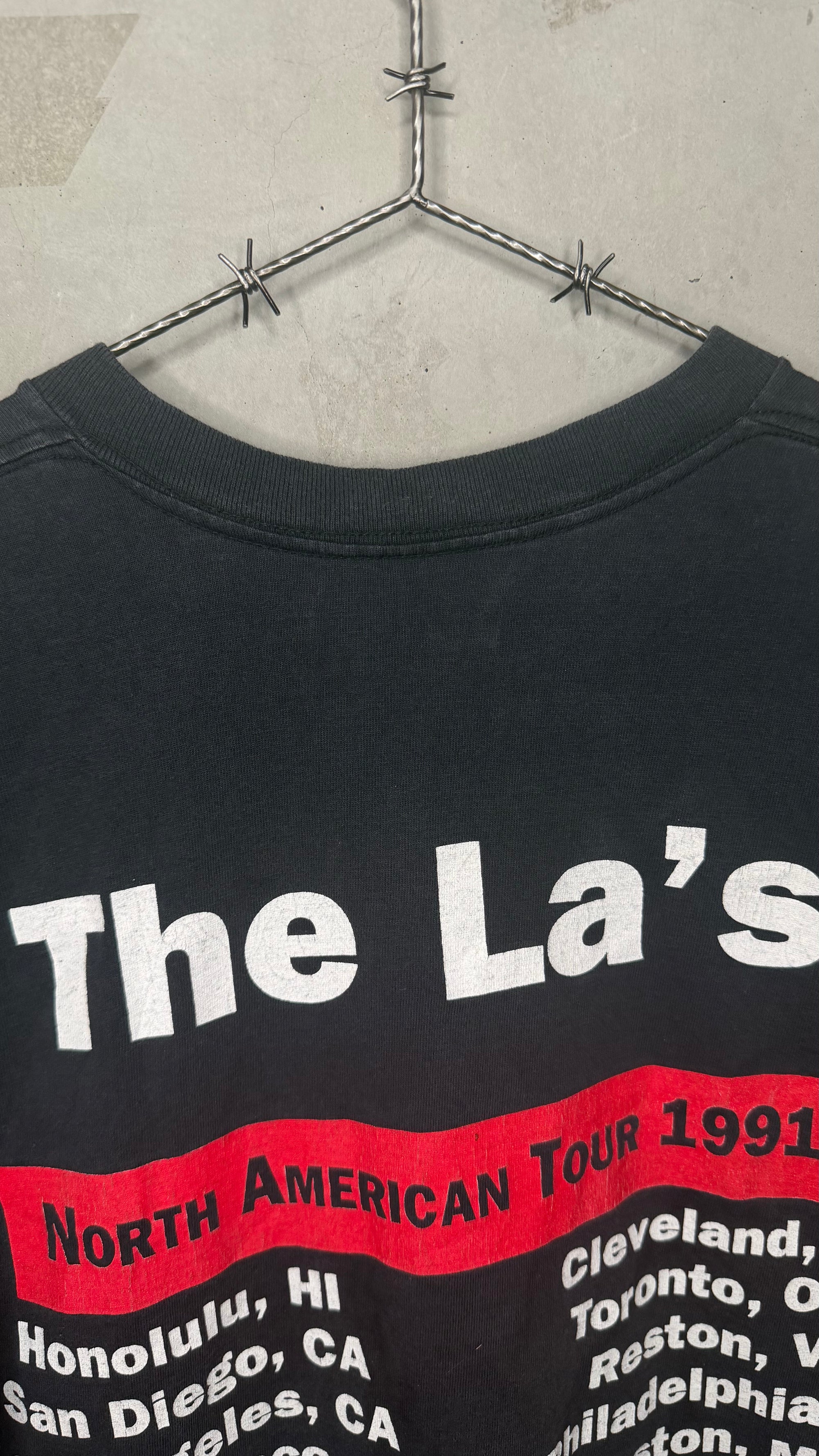 THE LA’S BIG PRINT DRUM TEE | NORTH AMERICAN TOUR 91’