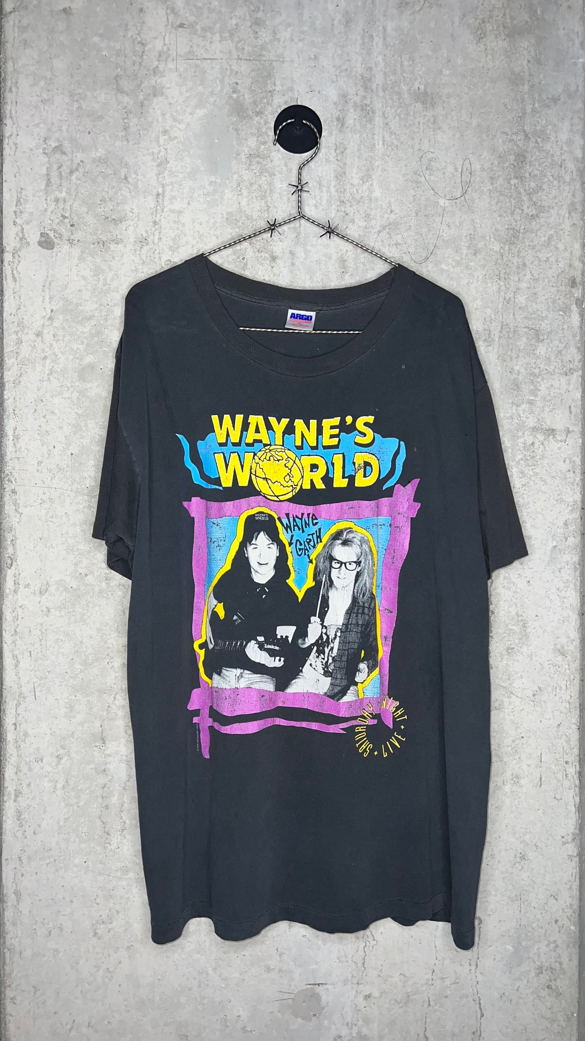 WAYNE’S WORLD SNL MOVIE PROMO TEE | MIKE MYERS & DANA CARVEY