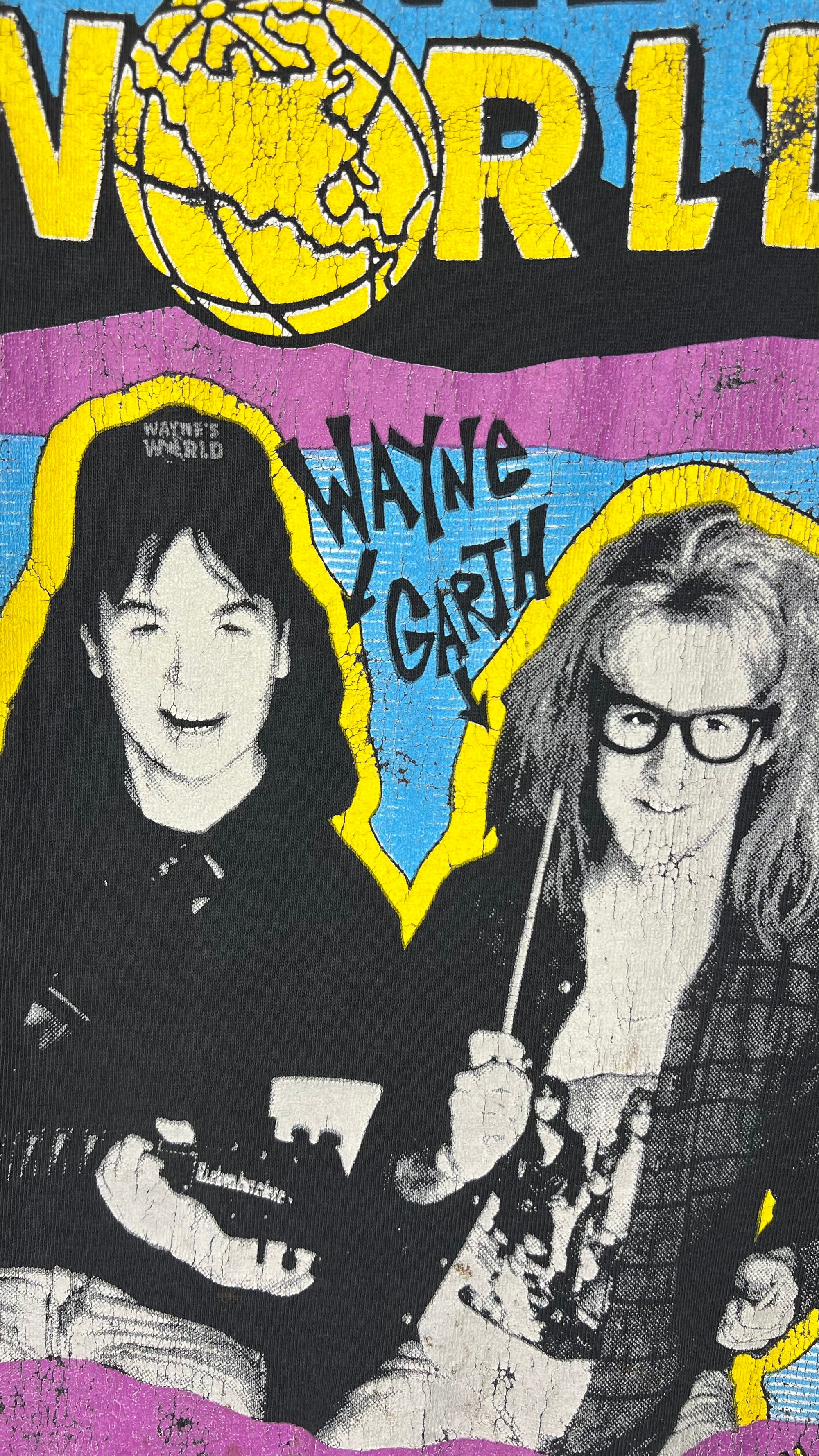 WAYNE’S WORLD SNL MOVIE PROMO TEE | MIKE MYERS & DANA CARVEY