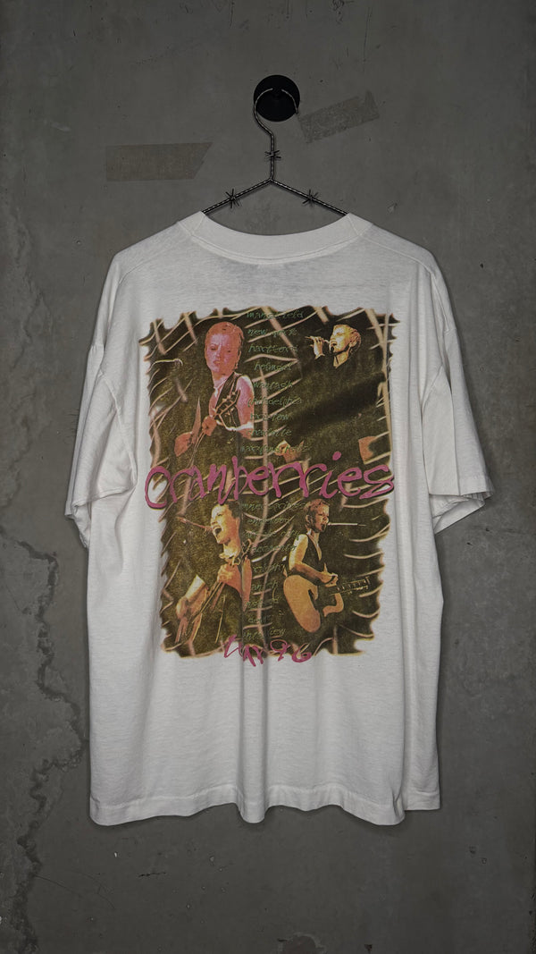 THE CRANBERRIES FREE TO DECIDE 96’ TOUR RAP TEE STYLE BOOTLEG