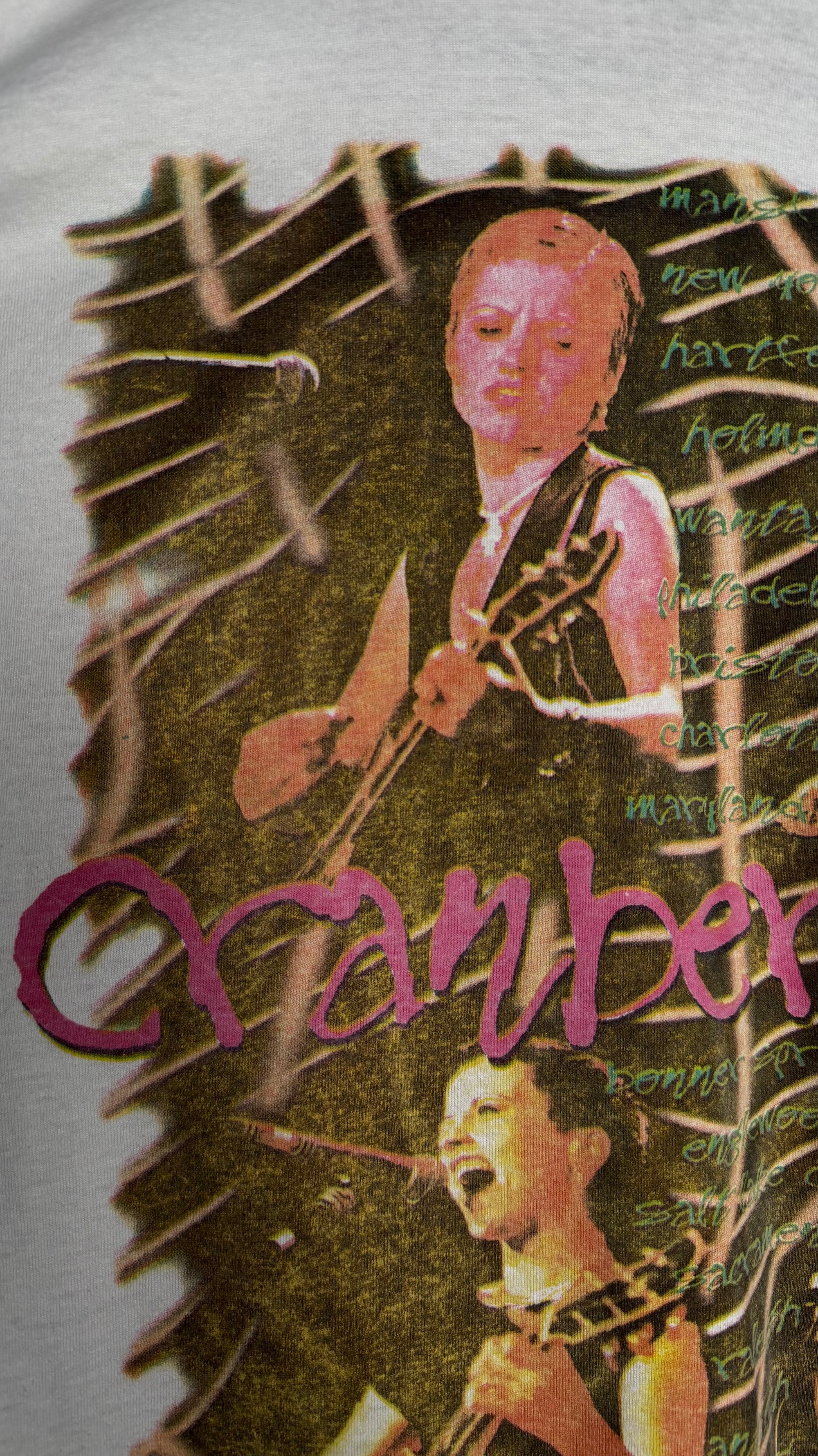 THE CRANBERRIES FREE TO DECIDE 96’ TOUR RAP TEE STYLE BOOTLEG