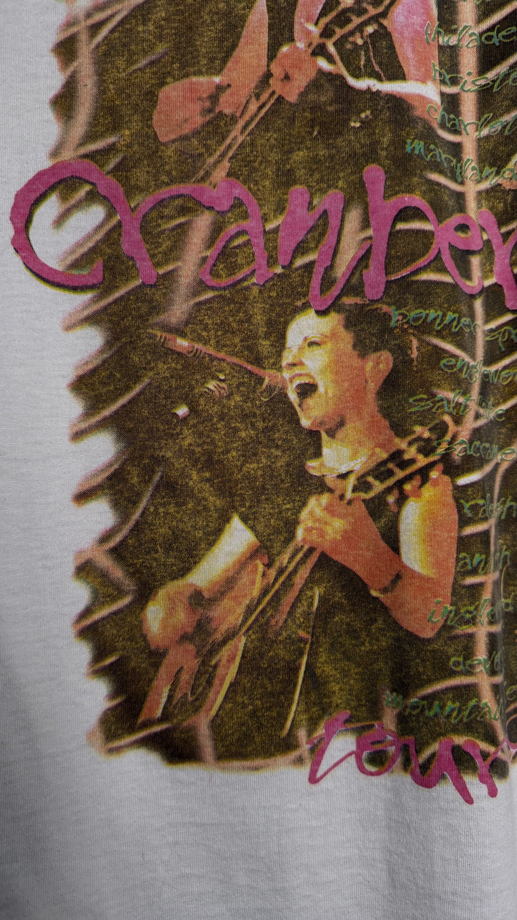 THE CRANBERRIES FREE TO DECIDE 96’ TOUR RAP TEE STYLE BOOTLEG