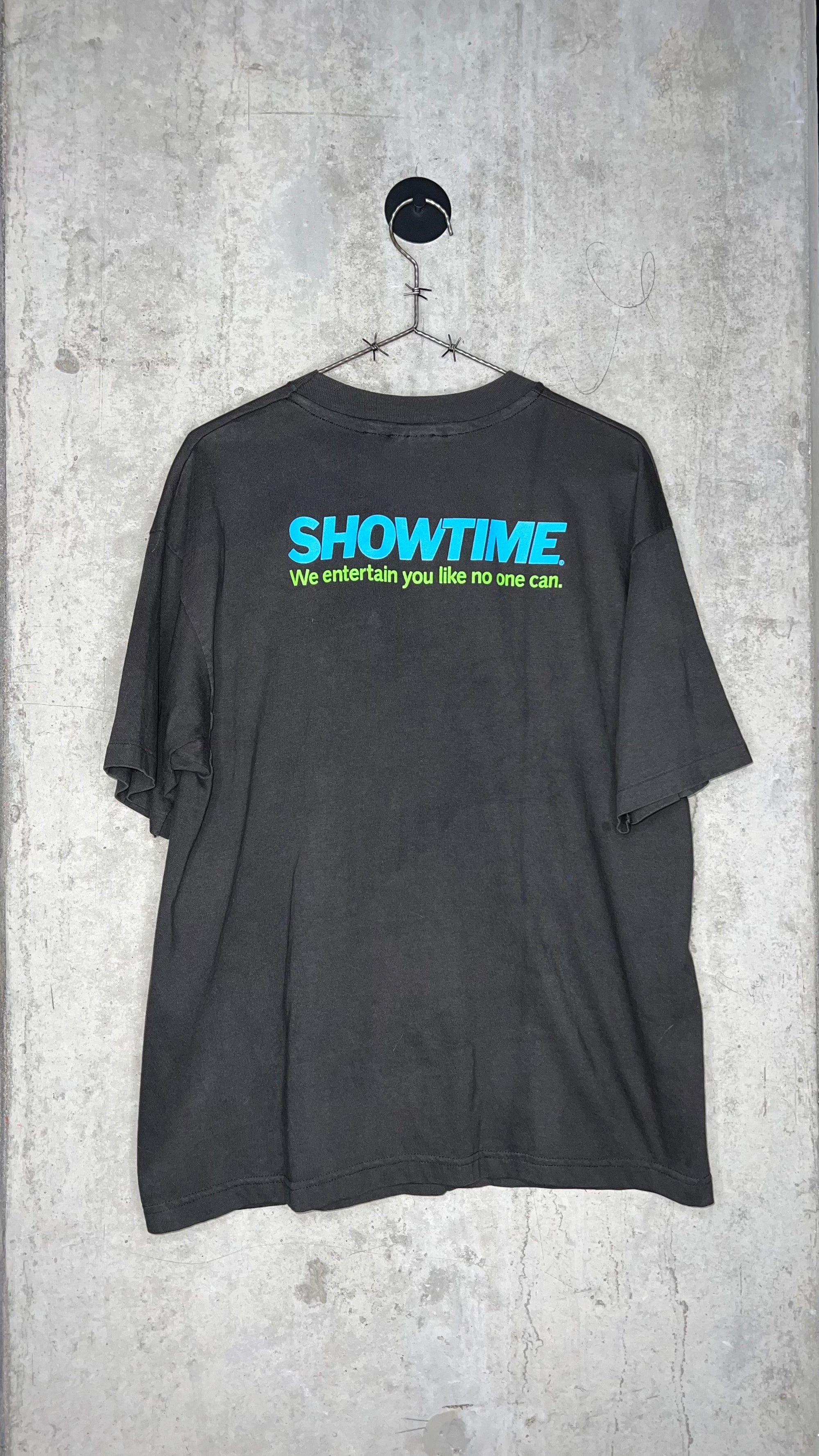 TOTAL RECALL SHOWTIME PROMO TEE | ARNOLD SCHWARZENEGGER | SHOWTIME BACK HIT