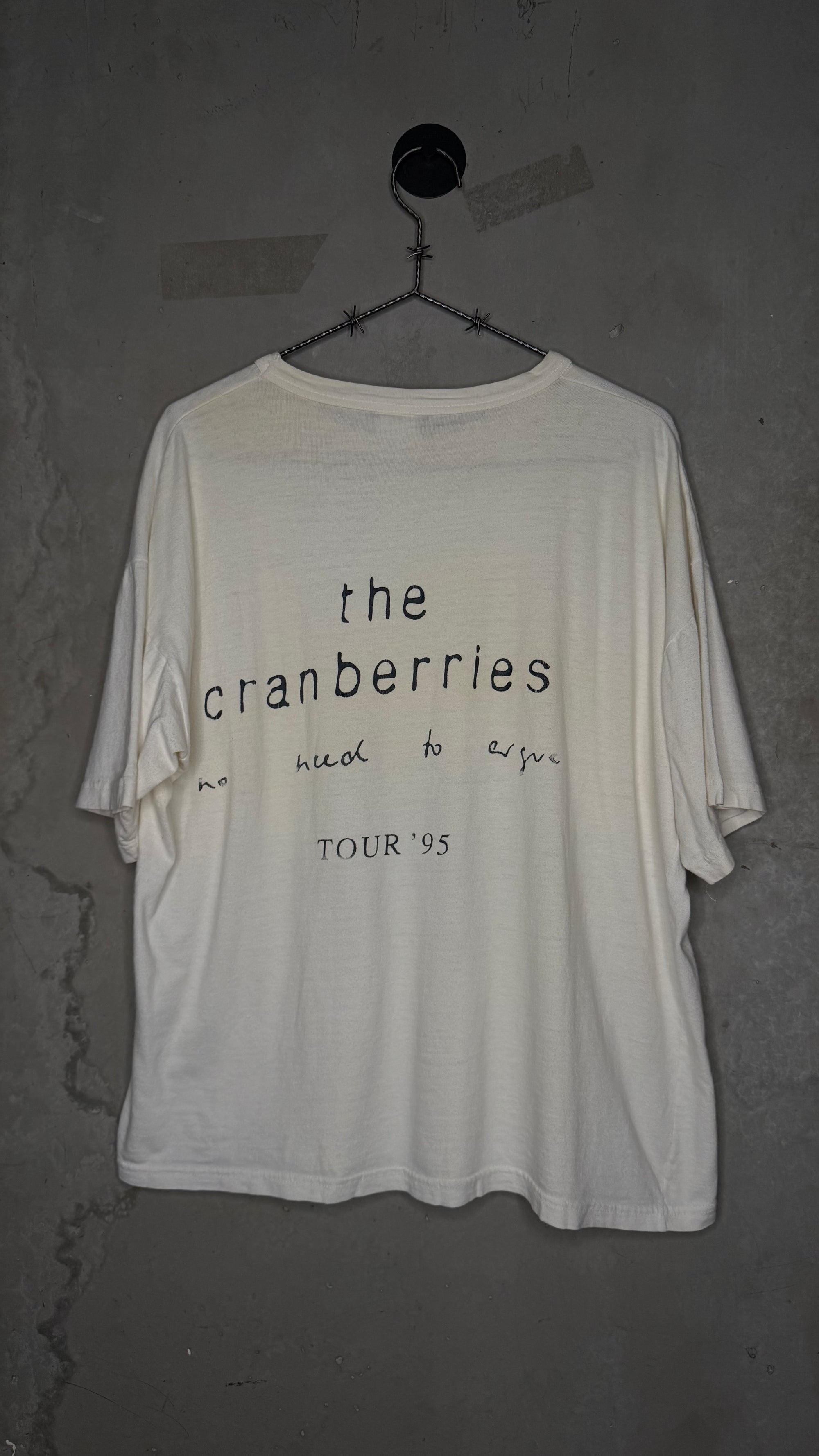 THE CRANBERRIES NO NEED TO ARGUE EURO TOUR 95’ BOOTLEG TEE
