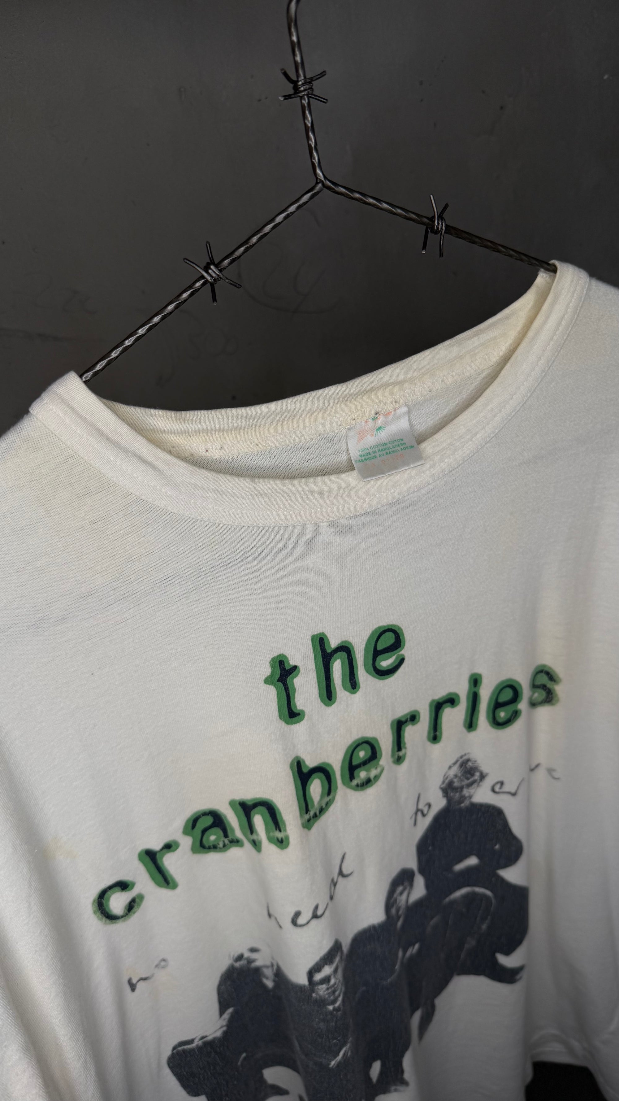 THE CRANBERRIES NO NEED TO ARGUE EURO TOUR 95’ BOOTLEG TEE