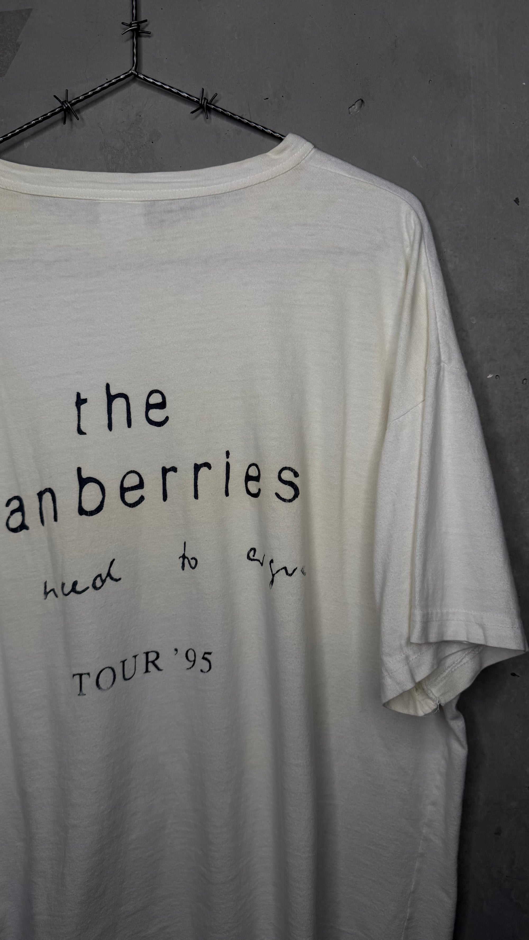 THE CRANBERRIES NO NEED TO ARGUE EURO TOUR 95’ BOOTLEG TEE