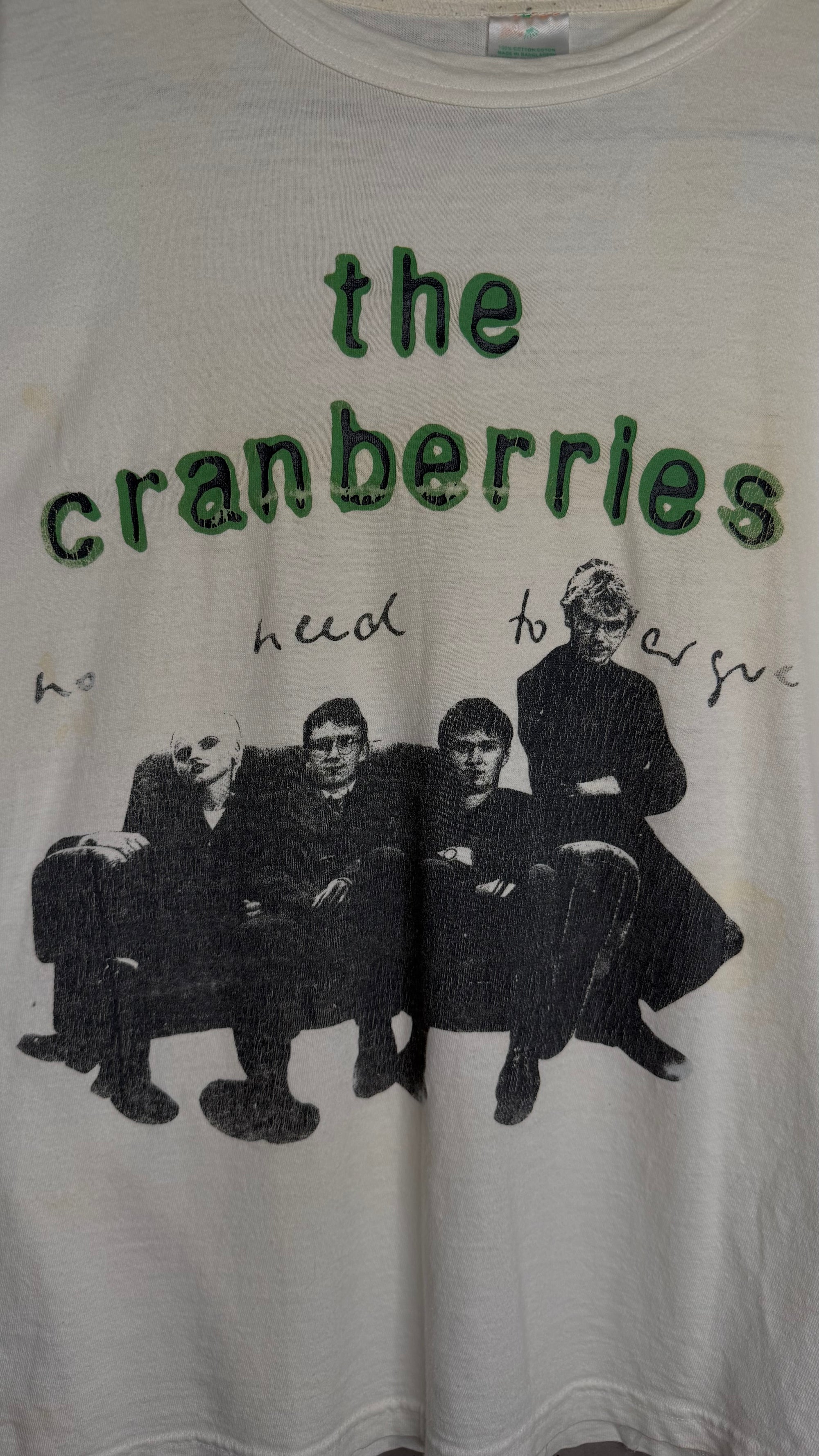 THE CRANBERRIES NO NEED TO ARGUE EURO TOUR 95’ BOOTLEG TEE