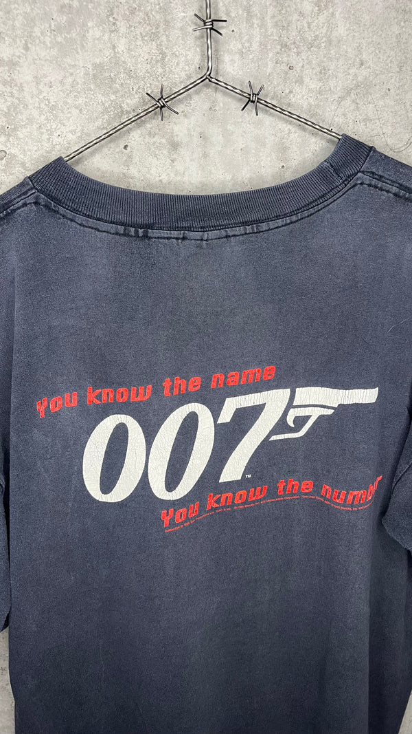 GOLDENEYE MOVIE PROMO MULLET TEE | “YOU KNOW THE NAME, YOU KNOW THE NUMBER” BACK HIT