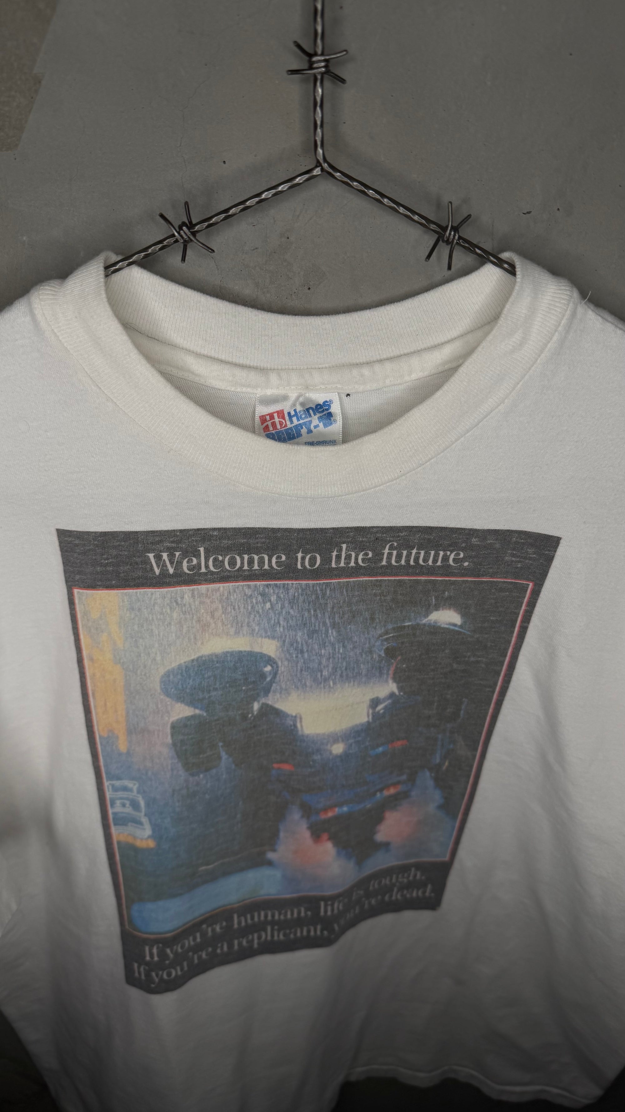 BLADE RUNNER COMIC BOOK BOOTLEG TEE | ‘WELCOME TO THE FUTURE. IF YOU’RE HUMAN LIFE IS TOUGH. IF YOU’RE A REPLICANT, YOU’RE DEAD’