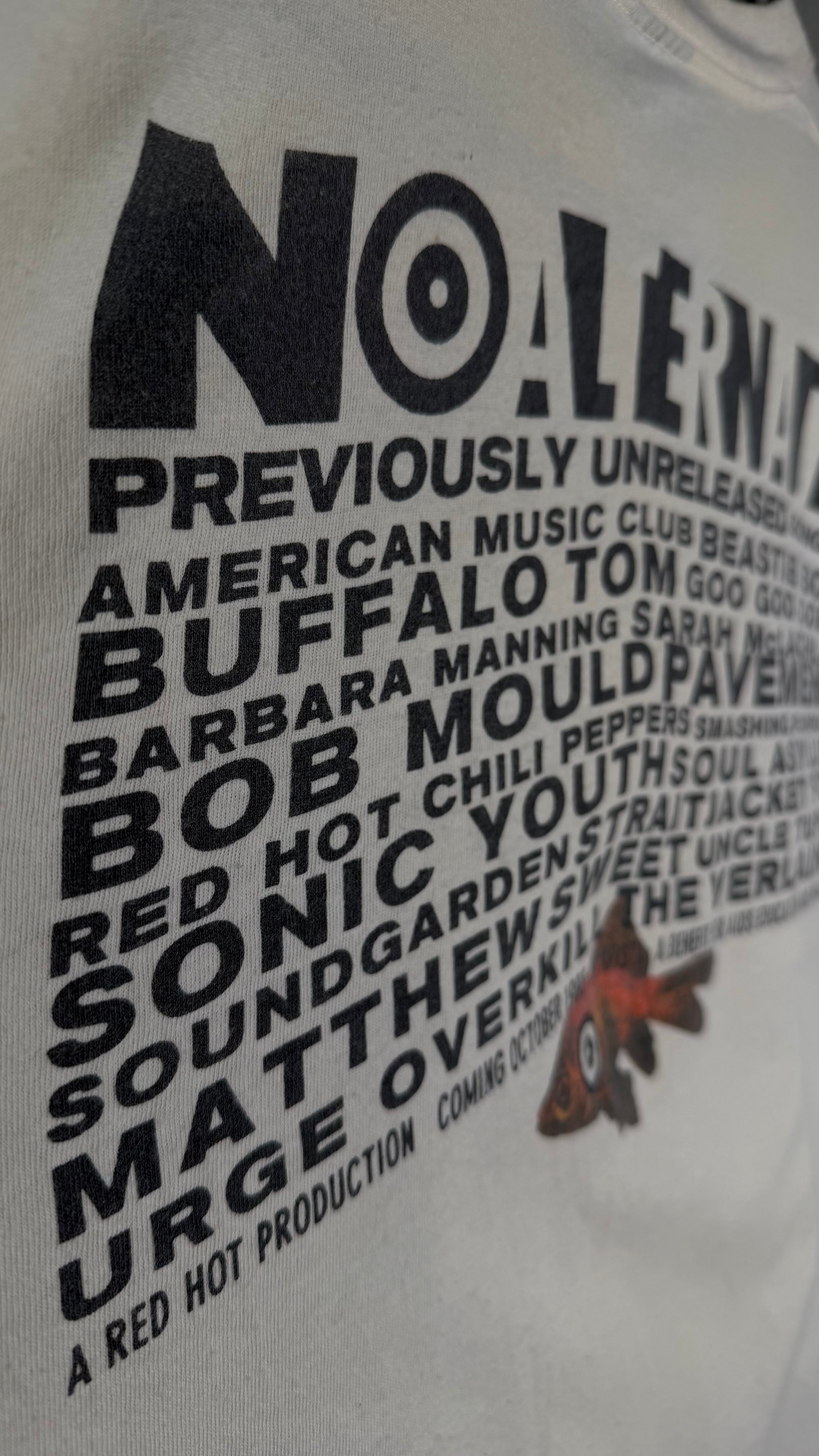 NO ALTERNATIVE 93’ GRUNGE & ALTERNATIVE COMPILATION ALBUM PROMO TEE | NIRVANA • SONIC YOUTH • SMASHING PUMPKINS • SOUNDGARDEN • RHCP • PAVEMENT & MORE