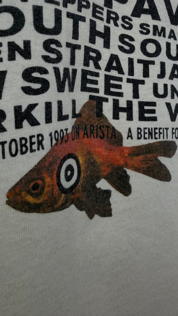 NO ALTERNATIVE 93’ GRUNGE & ALTERNATIVE COMPILATION ALBUM PROMO TEE | NIRVANA • SONIC YOUTH • SMASHING PUMPKINS • SOUNDGARDEN • RHCP • PAVEMENT & MORE