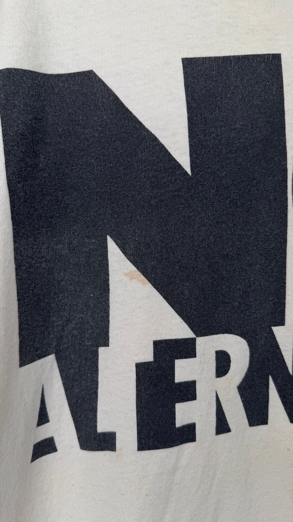 NO ALTERNATIVE 93’ GRUNGE & ALTERNATIVE COMPILATION ALBUM PROMO TEE | NIRVANA • SONIC YOUTH • SMASHING PUMPKINS • SOUNDGARDEN • RHCP • PAVEMENT & MORE
