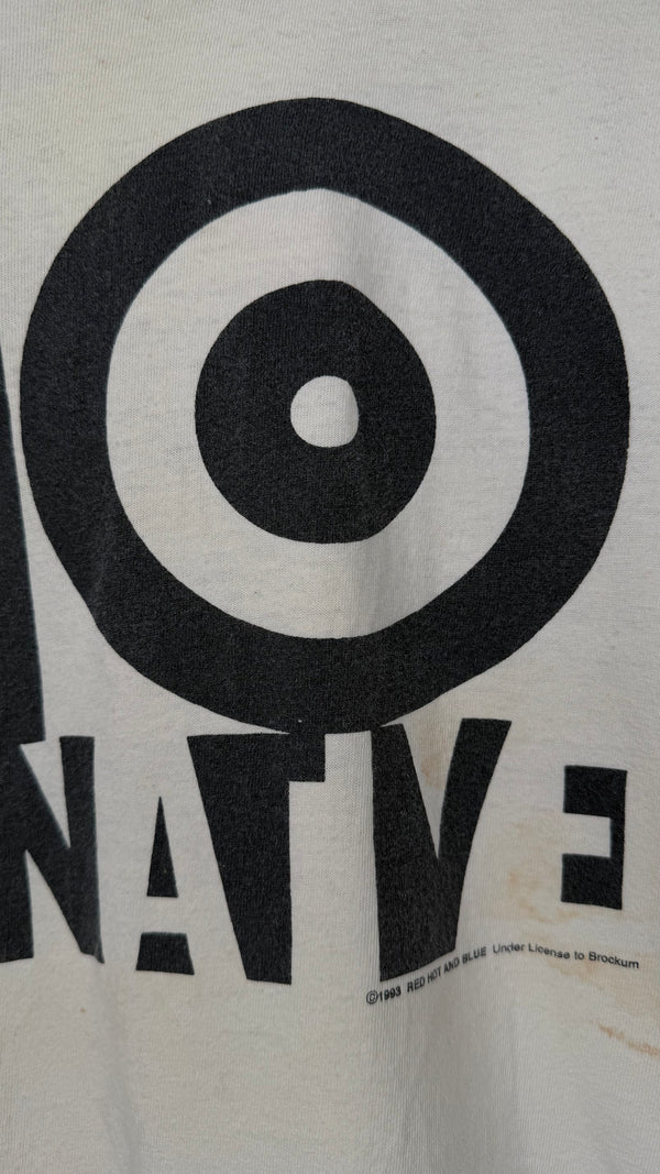 NO ALTERNATIVE 93’ GRUNGE & ALTERNATIVE COMPILATION ALBUM PROMO TEE | NIRVANA • SONIC YOUTH • SMASHING PUMPKINS • SOUNDGARDEN • RHCP • PAVEMENT & MORE