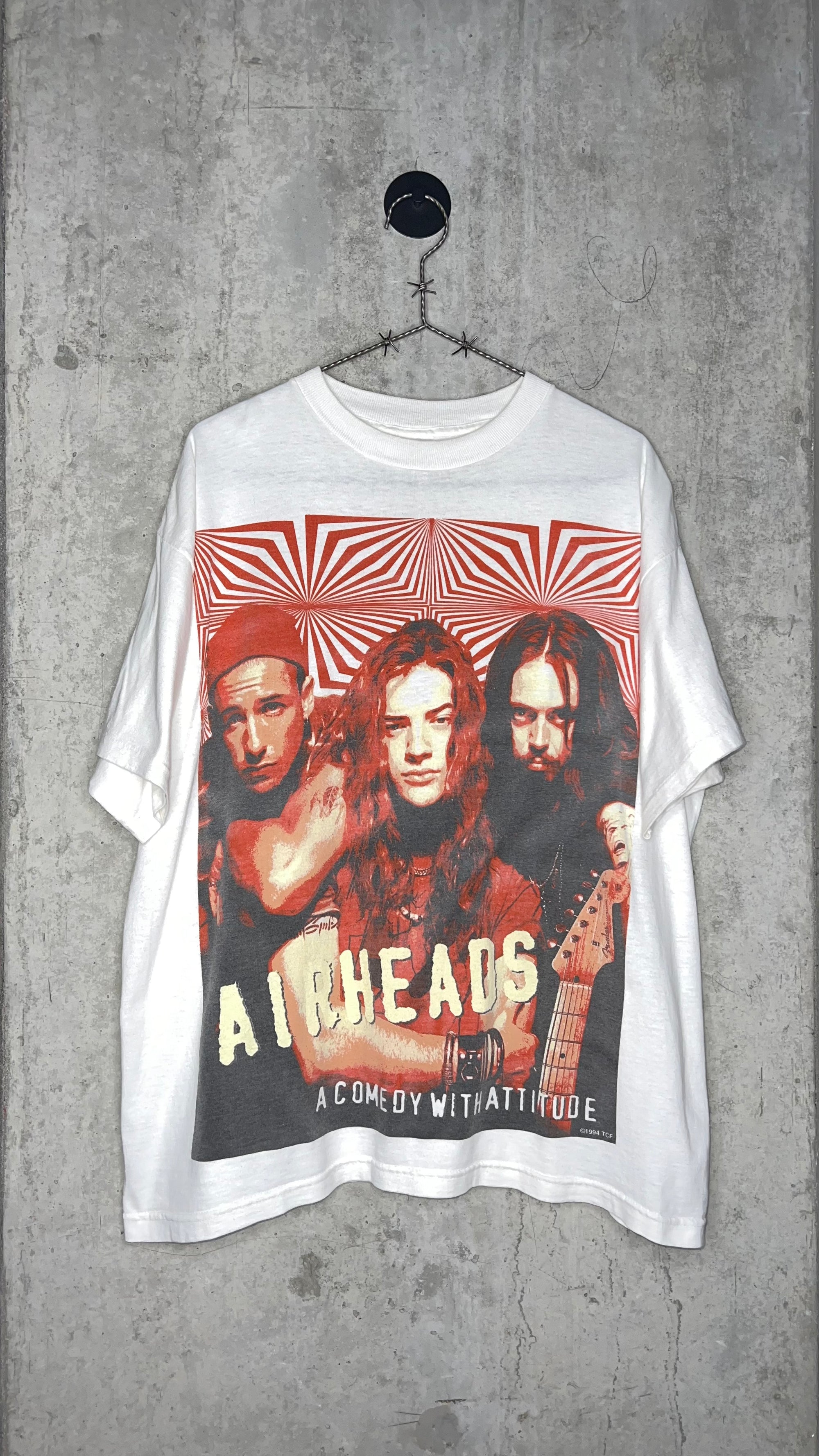 AIRHEADS MOVIE PROMO TEE | BRENDAN FRASER, ADAM SANDLER, STEVE BUSCEMI