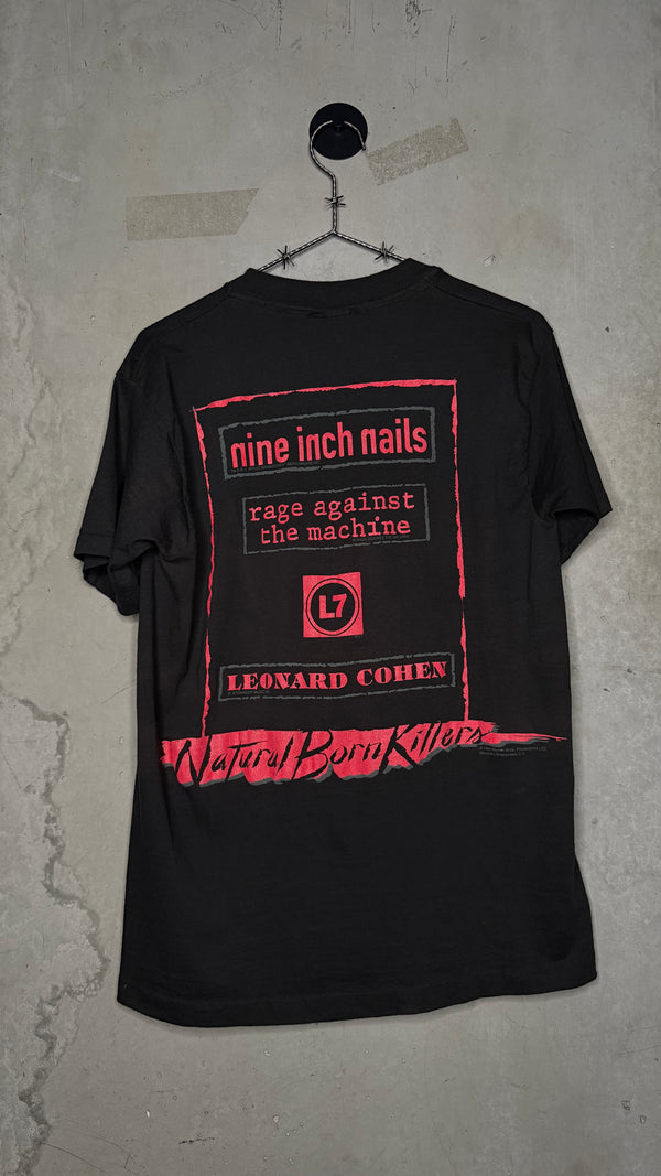 NATURAL BORN KILLERS AMERICAN MANIACS MOVIE TEE | SOUNDTRACK BACKHIT