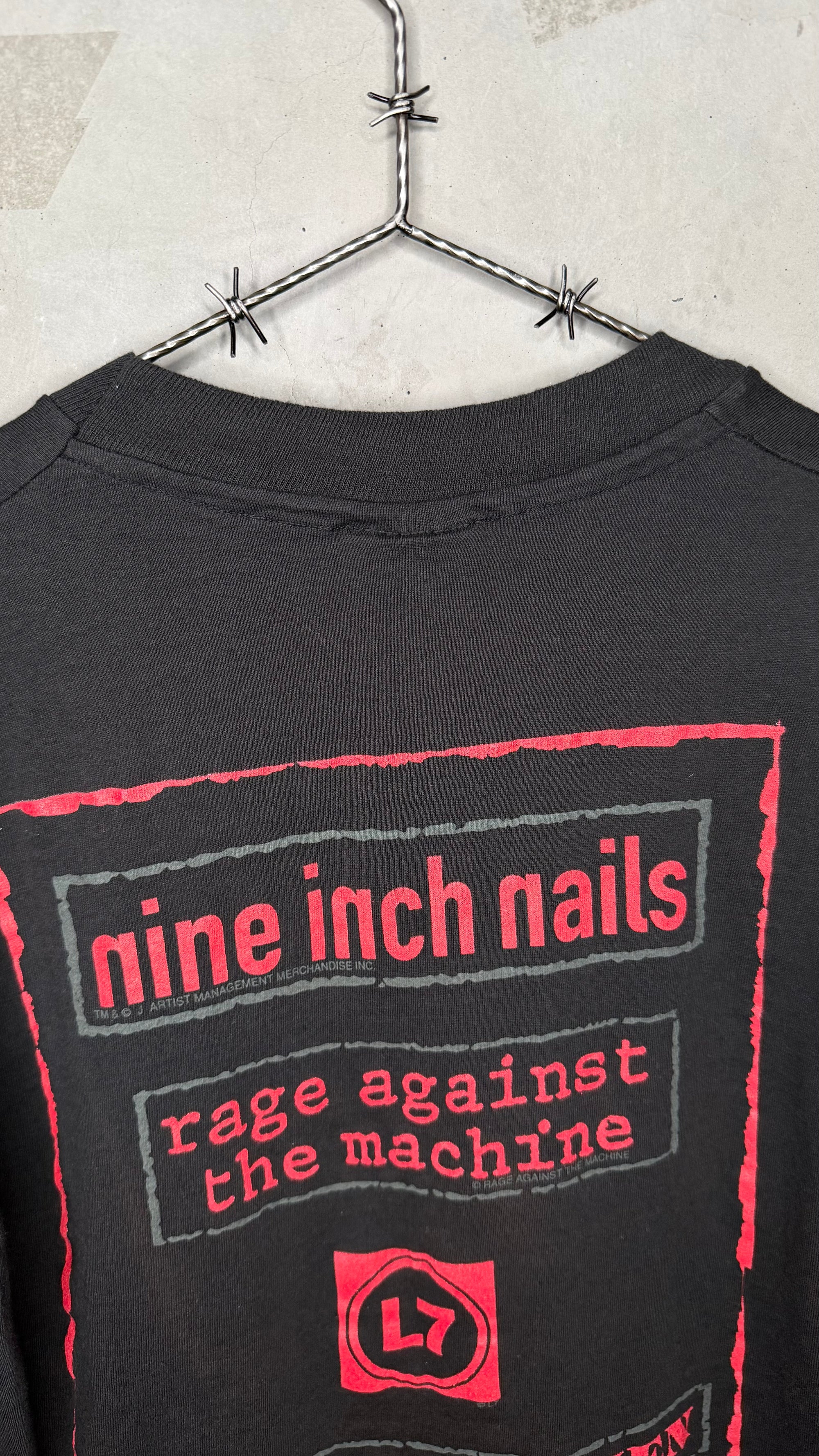 NATURAL BORN KILLERS AMERICAN MANIACS MOVIE TEE | SOUNDTRACK BACKHIT