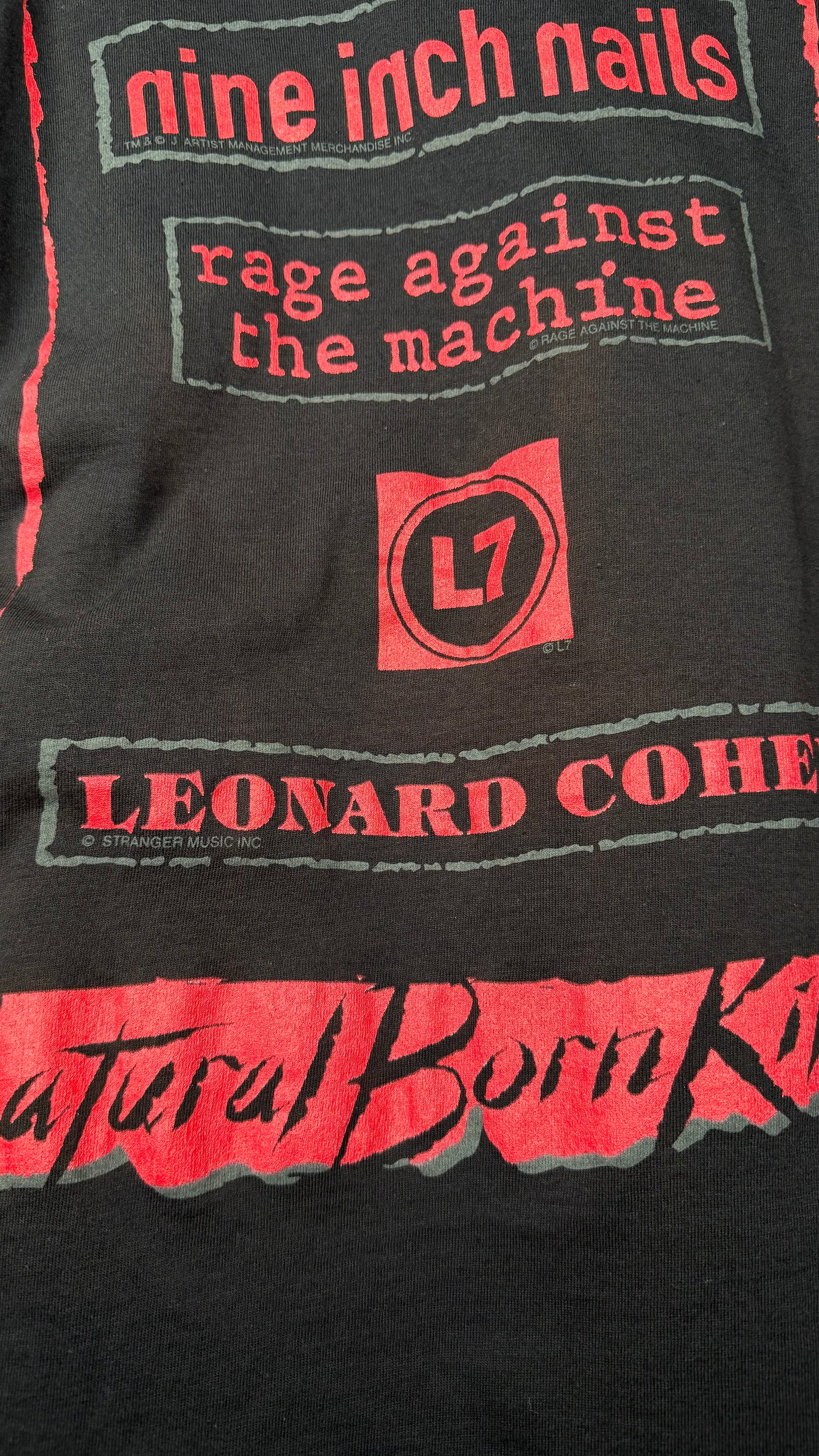 NATURAL BORN KILLERS AMERICAN MANIACS MOVIE TEE | SOUNDTRACK BACKHIT