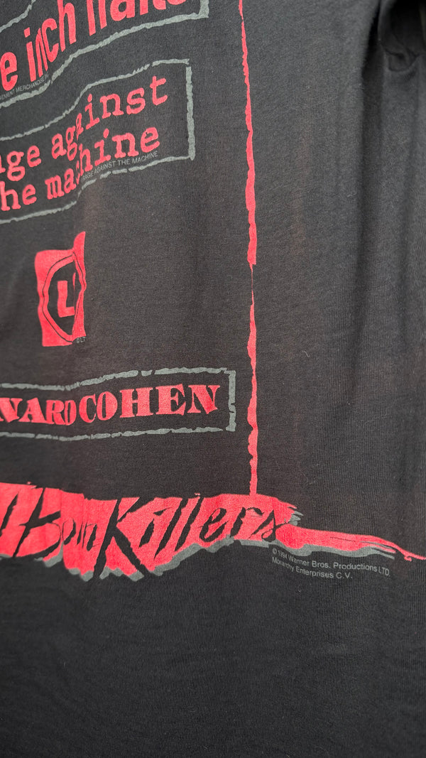 NATURAL BORN KILLERS AMERICAN MANIACS MOVIE TEE | SOUNDTRACK BACKHIT