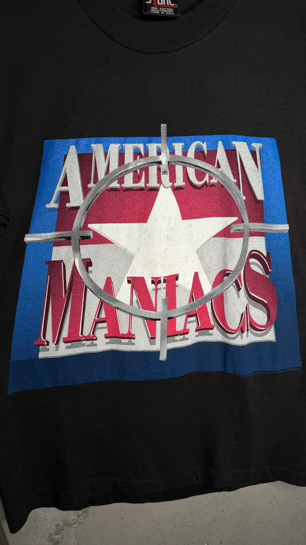 NATURAL BORN KILLERS AMERICAN MANIACS MOVIE TEE | SOUNDTRACK BACKHIT
