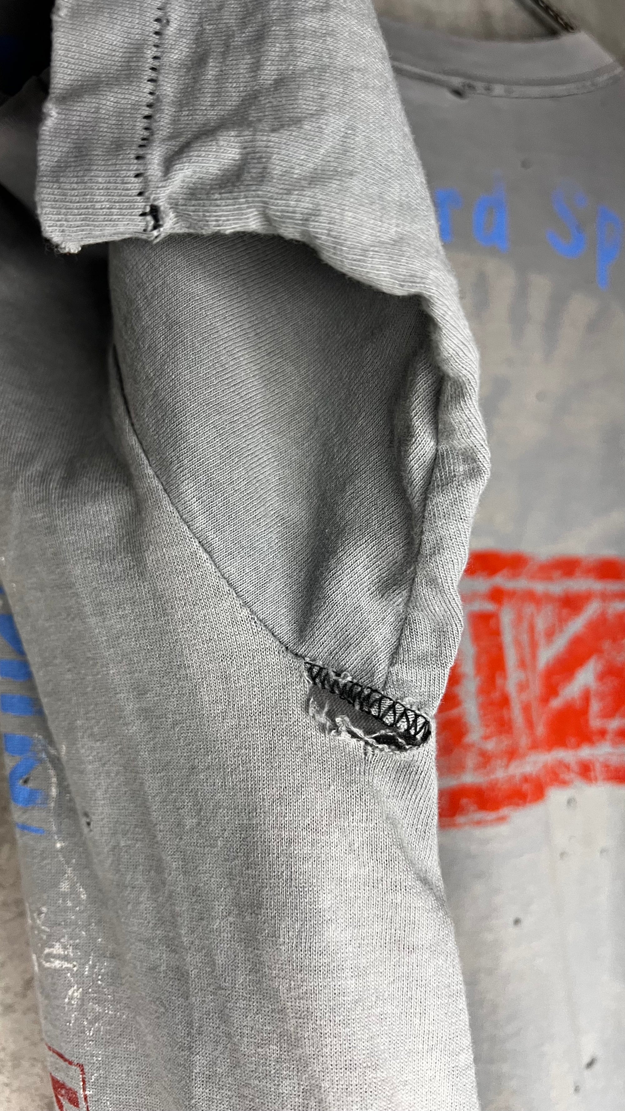 NINE INCH NAILS THE DOWNWARD SPIRAL WORLD TOUR 94’-95’ PARKING LOT TEE | RARE SPIRAL BACK HIT VARIANT | THRASHED FADER