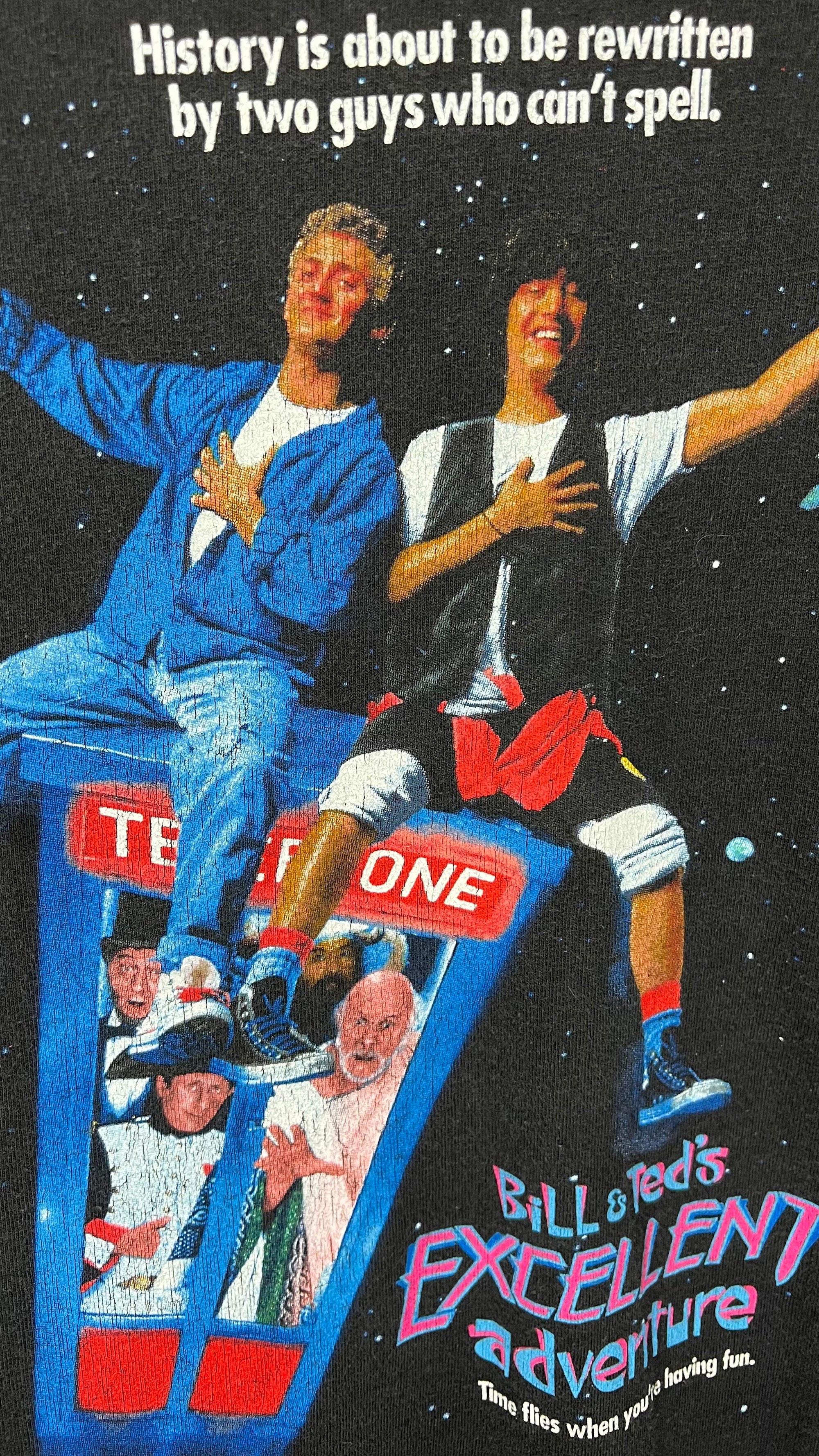 BILL & TED’S EXCELLENT ADVENTURE TEE | TIME FLIES WHEN YOU’RE HAVING FUN