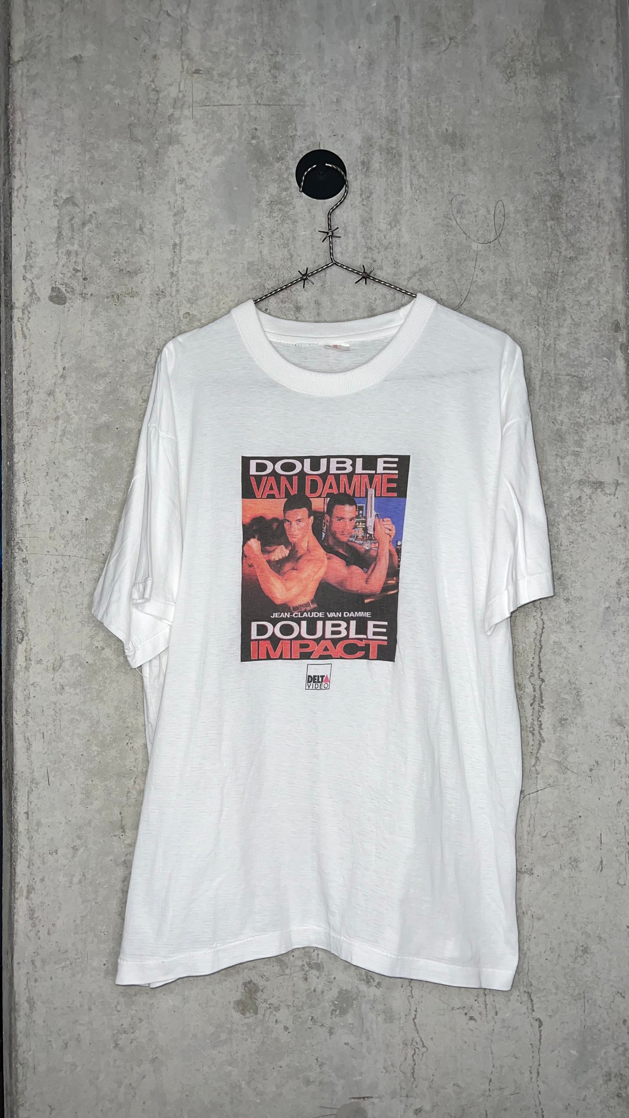 DOUBLE IMPACT MOVIE PROMO TEE | JEAN-CLAUDE VAN DAMME