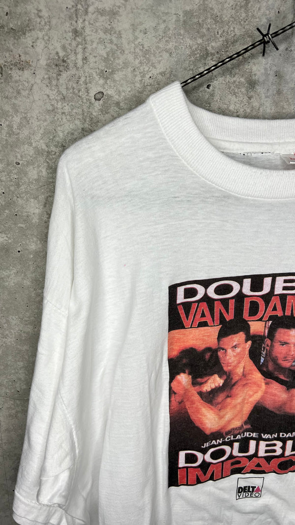 DOUBLE IMPACT MOVIE PROMO TEE | JEAN-CLAUDE VAN DAMME