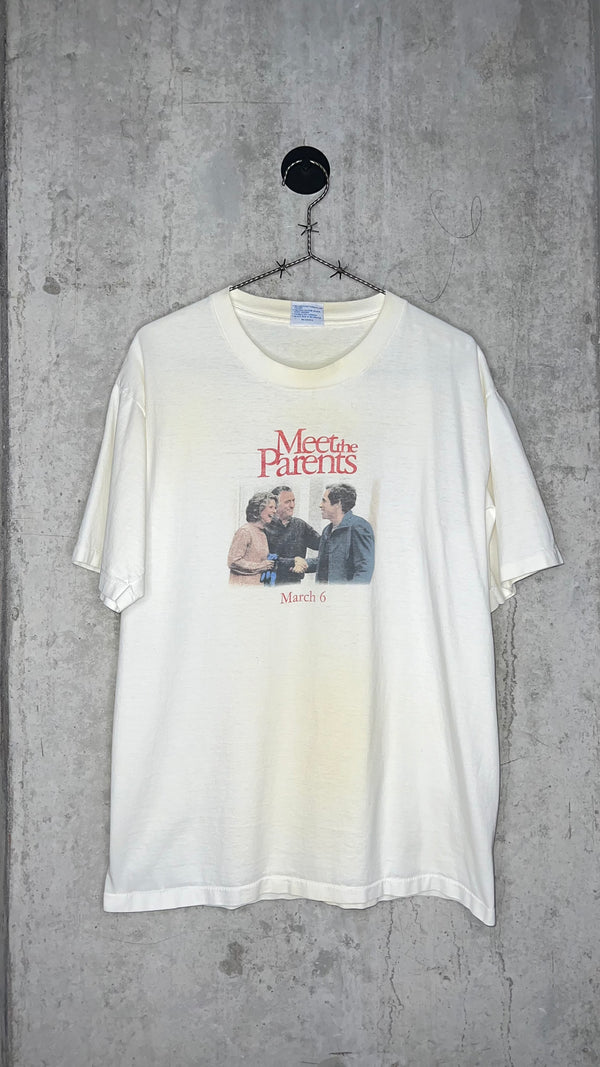 MEET THE PARENTS MOVIE TEE | “GUARANTEED IN STOCK” BACK HIT | BEN STILLER, ROBERT DE NERO