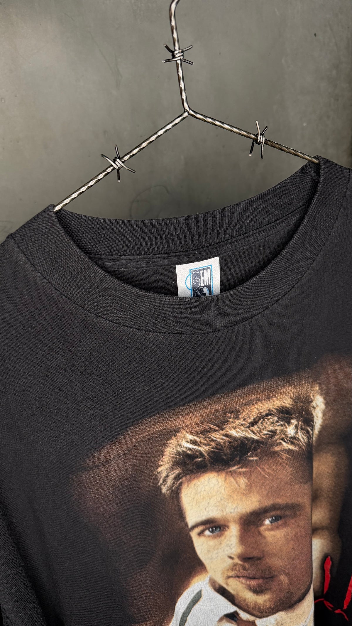 SEVEN MOVIE PROMO TEE | BRAD PITT | DAVID FINCHER | ‘7 DEADLY SINS’ BACK HIT