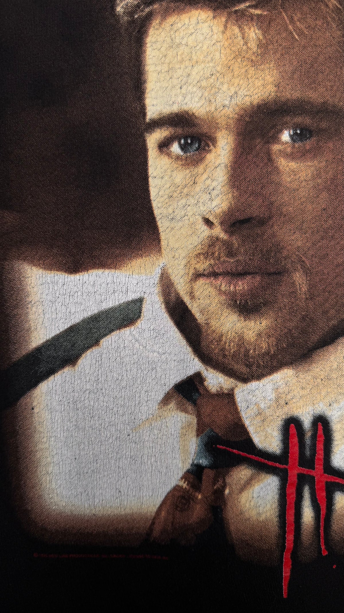 SEVEN MOVIE PROMO TEE | BRAD PITT | DAVID FINCHER | ‘7 DEADLY SINS’ BACK HIT