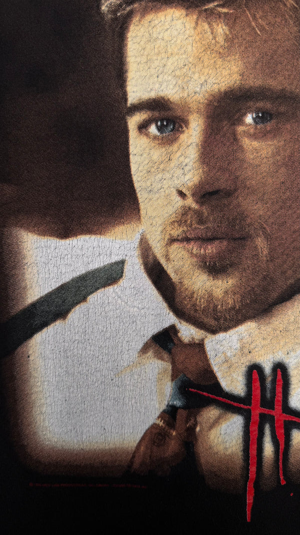 SEVEN MOVIE PROMO TEE | BRAD PITT | DAVID FINCHER | ‘7 DEADLY SINS’ BACK HIT