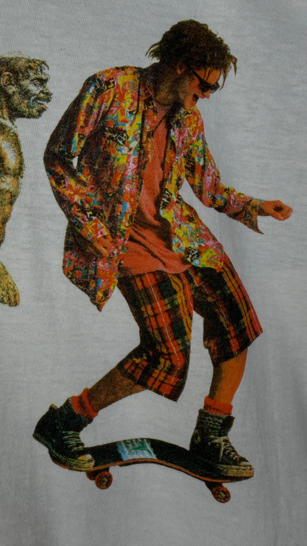 ENCINO MAN MOVIE PROMO TEE | CALIFORNIA MAN EURO VARIANT | BRENDAN FRASER ∙ SEAN ASTIN ∙ PAULY SHORE ∙ GRAIL