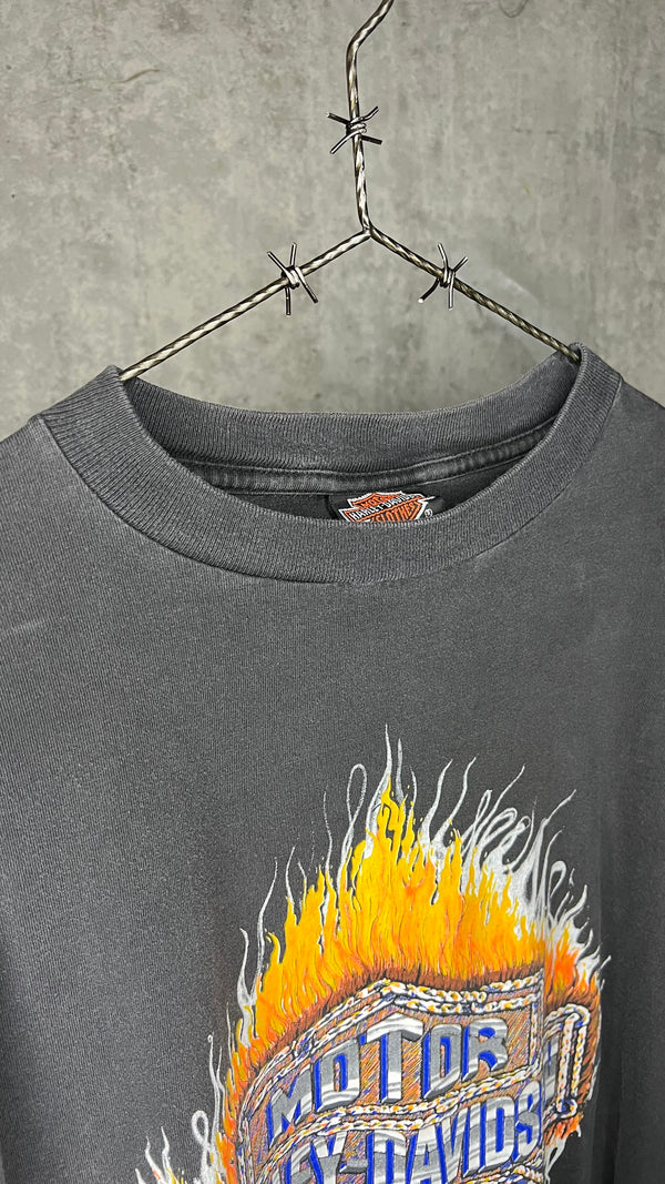 HARLEY DAVIDSON FLAMES TEE | CLASSIC HARLEY BACK HIT