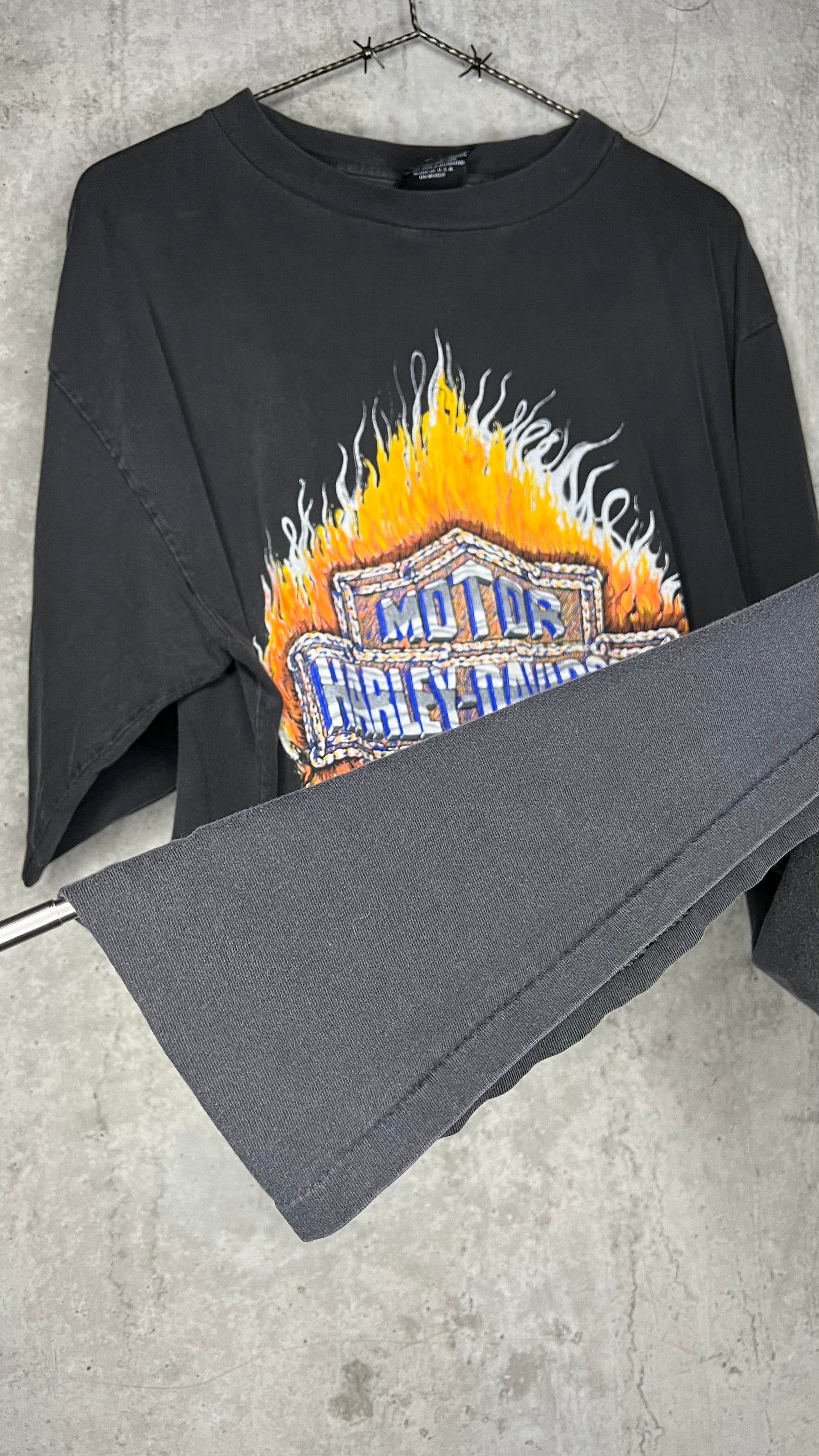 HARLEY DAVIDSON FLAMES TEE | CLASSIC HARLEY BACK HIT