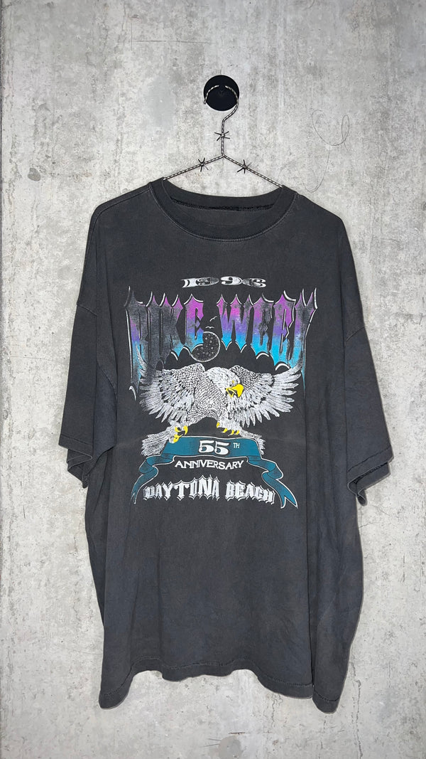 BIKE WEEK 1996 FADER TEE | DAYTONA BEACH 55TH ANNIVERSARY EAGLE BIKER