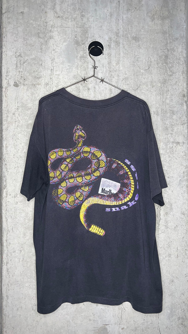 MARLBORO CIGARETTES ADVENTURE TEAM RATTLESNAKE POCKET TEE | SNAKE PASS