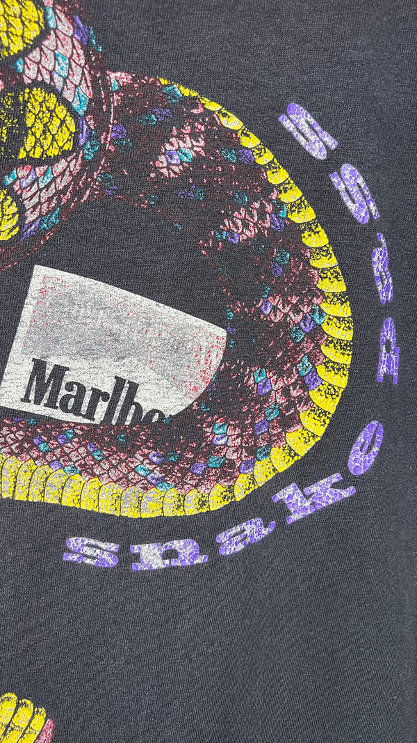 MARLBORO CIGARETTES ADVENTURE TEAM RATTLESNAKE POCKET TEE | SNAKE PASS