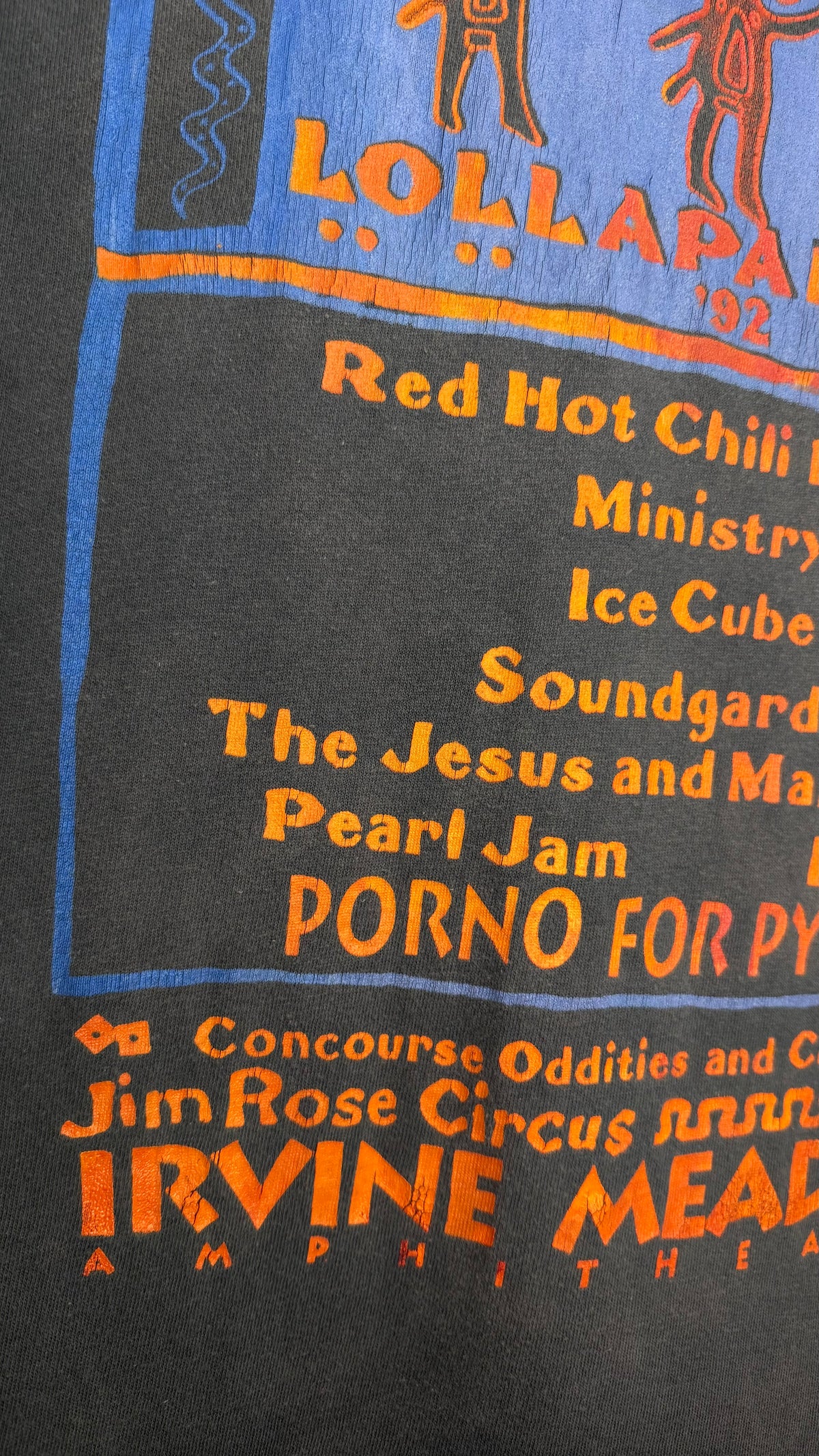 RED HOT CHILI PEPPERS ‘BLOOD SUGAR, SEX MAGIK’ LOLLAPALOOZA 92’ BOOTLEG TEE | JAMC, SOUNDGARDEN, PEARL JAM, LUSH, MINISTRY & MORE
