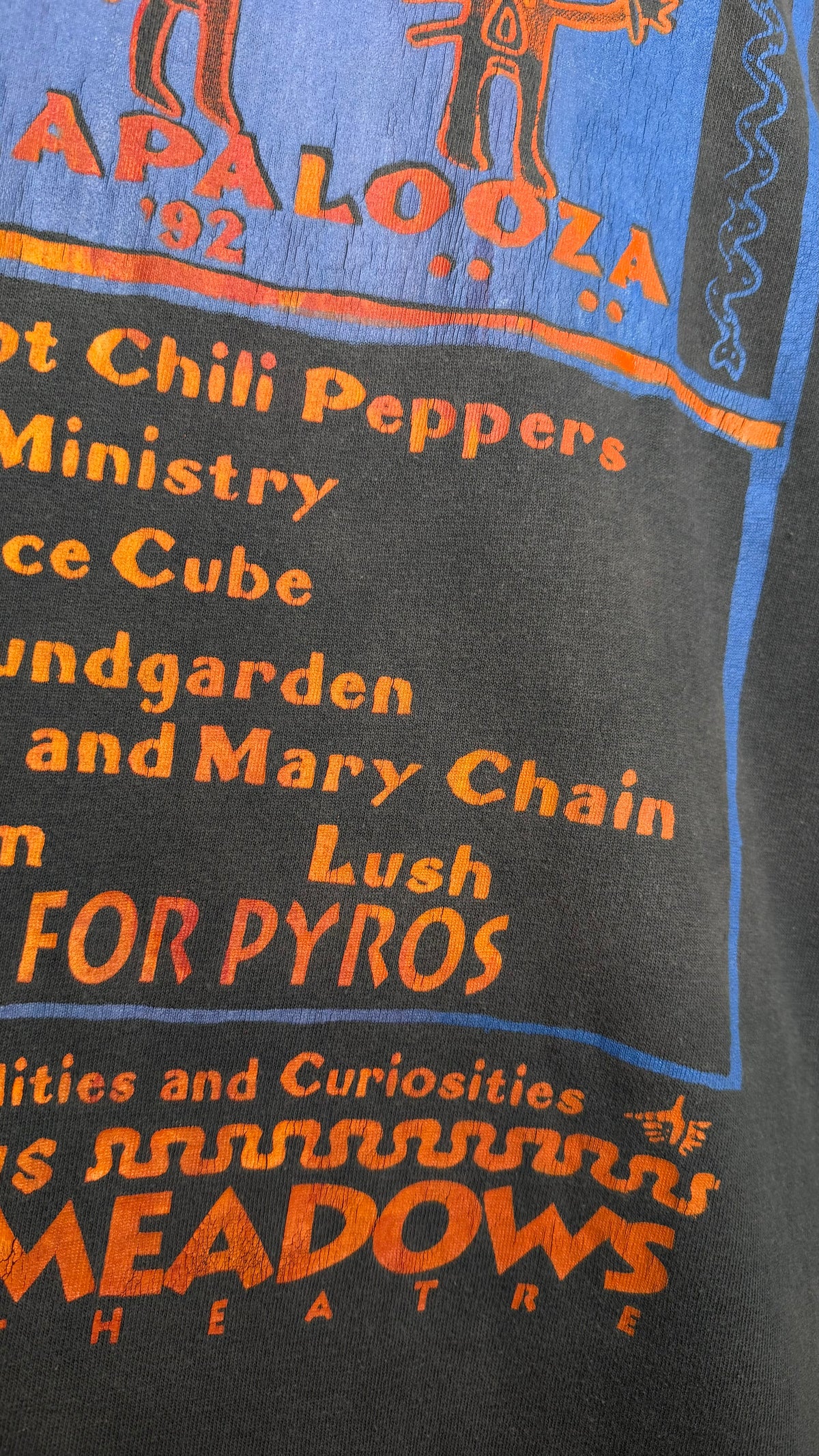 RED HOT CHILI PEPPERS ‘BLOOD SUGAR, SEX MAGIK’ LOLLAPALOOZA 92’ BOOTLEG TEE | JAMC, SOUNDGARDEN, PEARL JAM, LUSH, MINISTRY & MORE