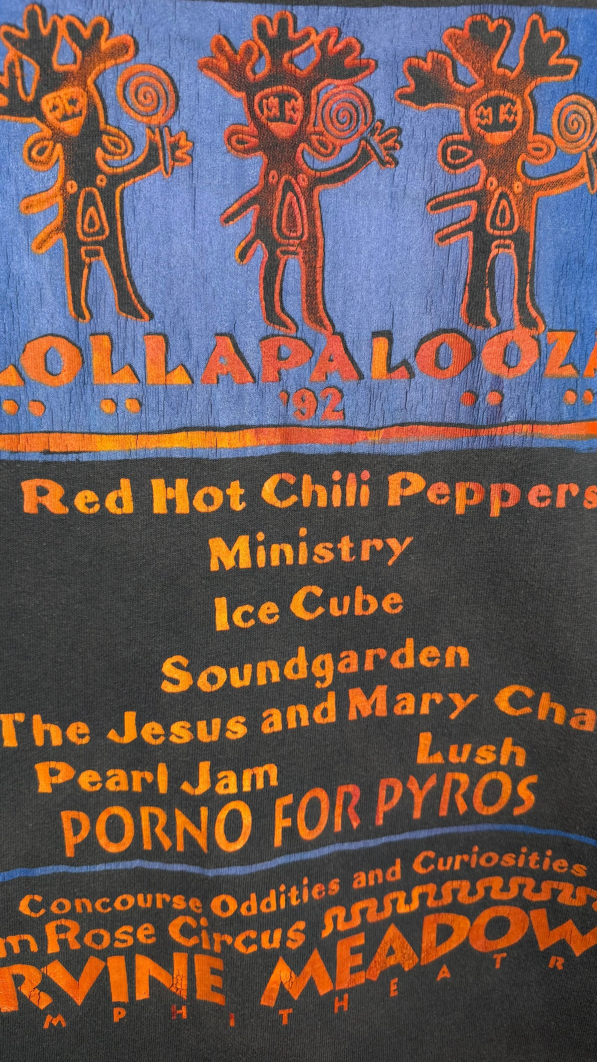 RED HOT CHILI PEPPERS ‘BLOOD SUGAR, SEX MAGIK’ LOLLAPALOOZA 92’ BOOTLEG TEE | JAMC, SOUNDGARDEN, PEARL JAM, LUSH, MINISTRY & MORE