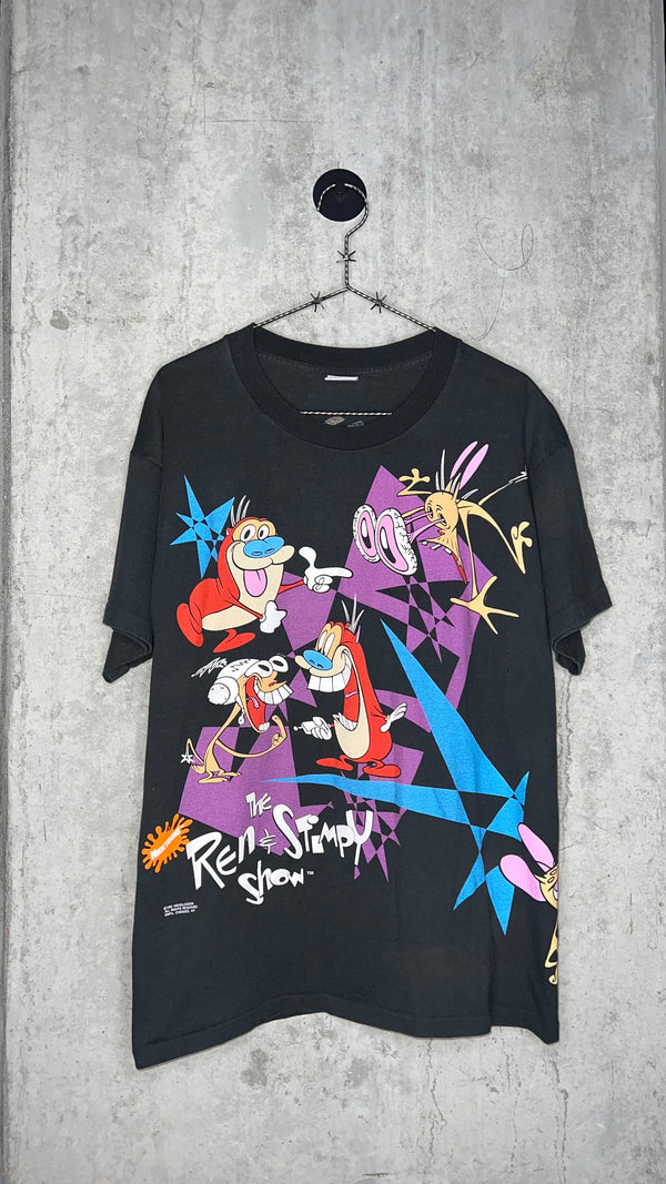 REN & STIMPY AOP TEE | NICKELODEON GRAIL