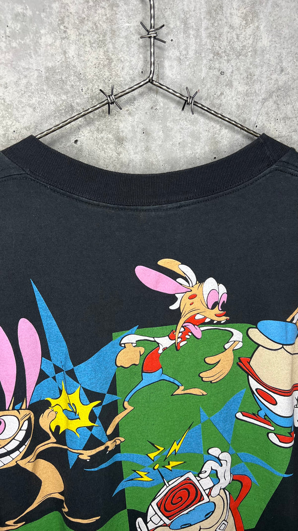 REN & STIMPY AOP TEE | NICKELODEON GRAIL