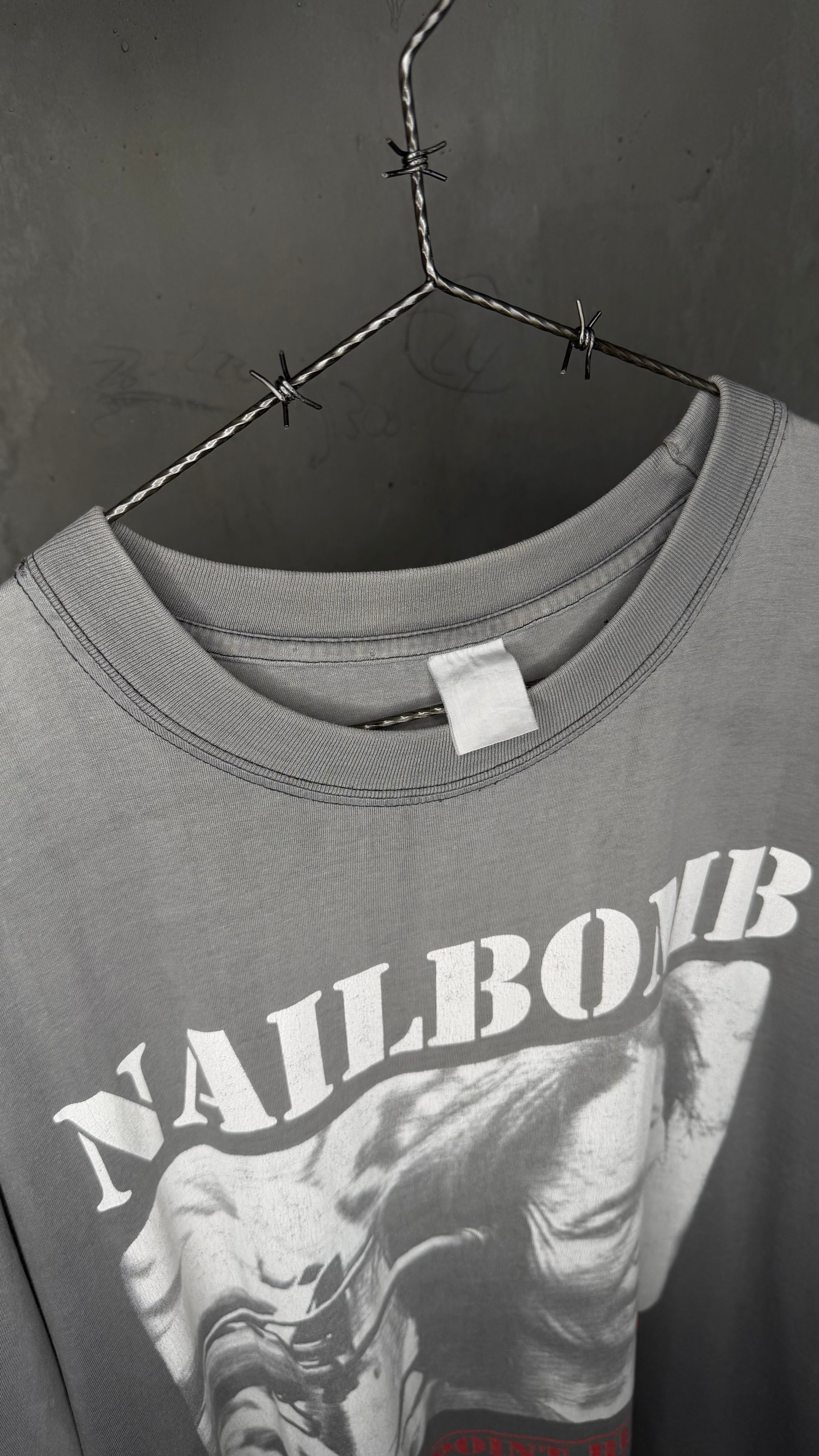 NAILBOMB POINT BLANK TEE | DAY OF HATE ‘PROUD TO COMMIT COMMERCIAL SUICIDE’ BACKHIT