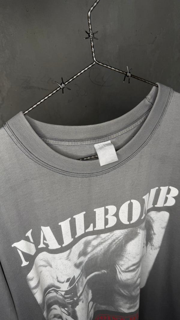 NAILBOMB POINT BLANK TEE | DAY OF HATE ‘PROUD TO COMMIT COMMERCIAL SUICIDE’ BACKHIT