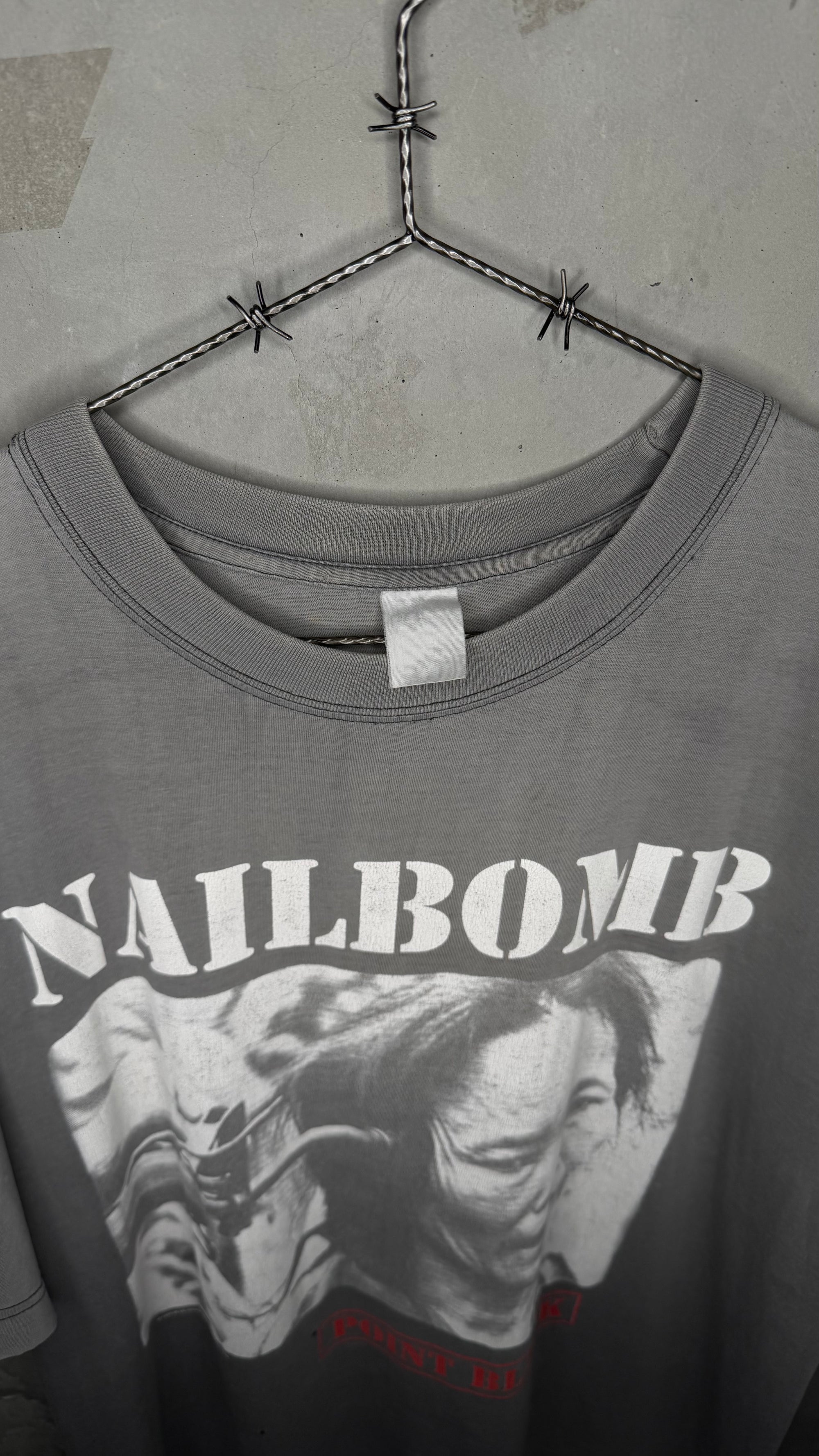 NAILBOMB POINT BLANK TEE | DAY OF HATE ‘PROUD TO COMMIT COMMERCIAL SUICIDE’ BACKHIT
