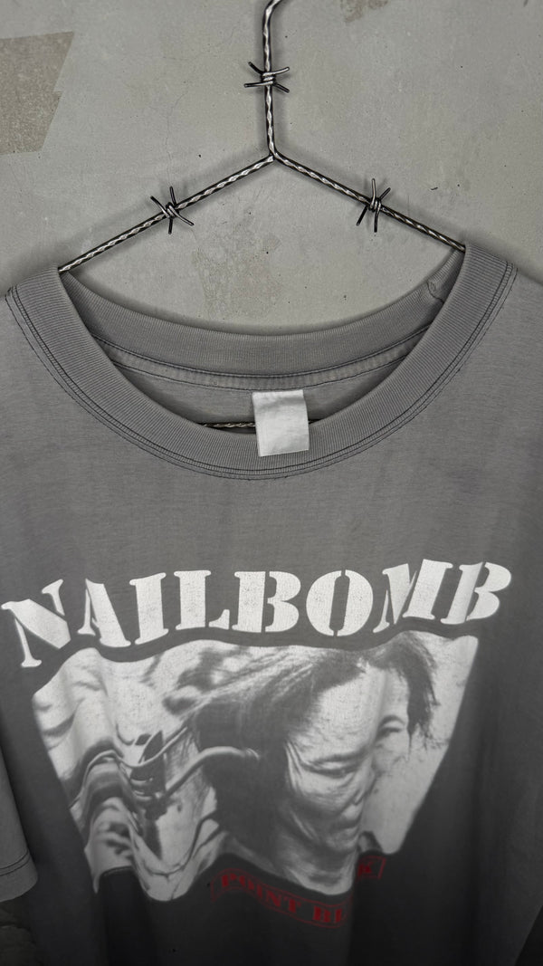 NAILBOMB POINT BLANK TEE | DAY OF HATE ‘PROUD TO COMMIT COMMERCIAL SUICIDE’ BACKHIT