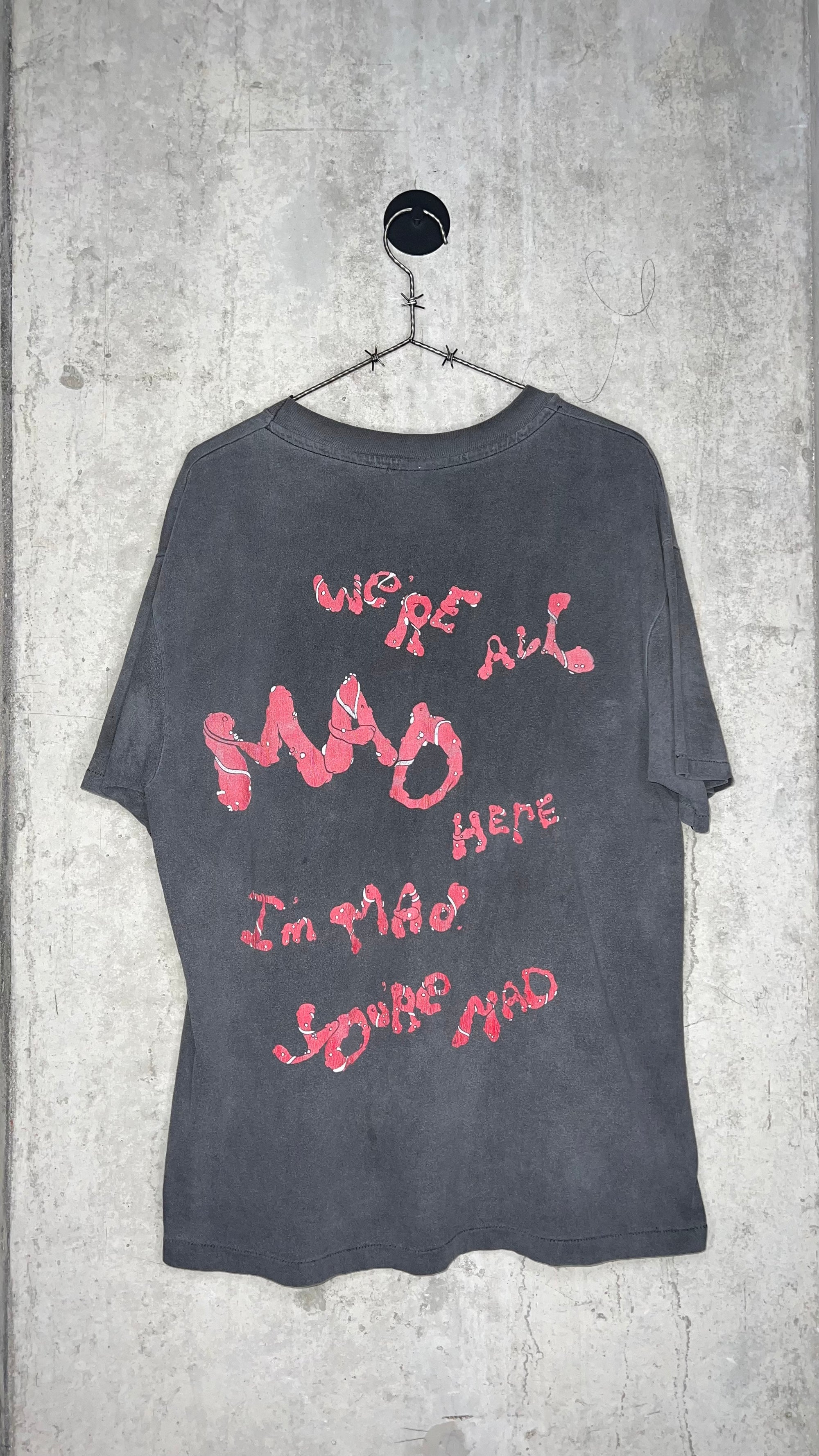 ALICE IN WONDERLAND | CHESHIRE CAT FADER TEE | “WE’RE ALL MAD HERE. I’M MAD. YOU’RE MAD”