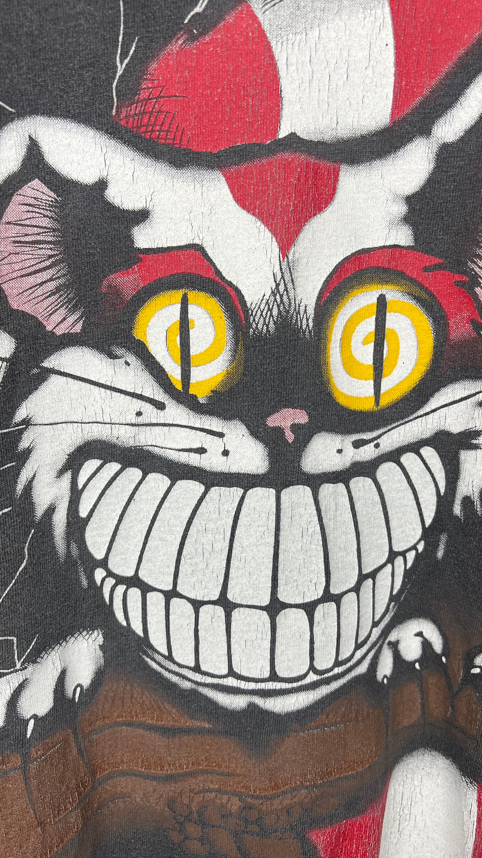 ALICE IN WONDERLAND | CHESHIRE CAT FADER TEE | “WE’RE ALL MAD HERE. I’M MAD. YOU’RE MAD”